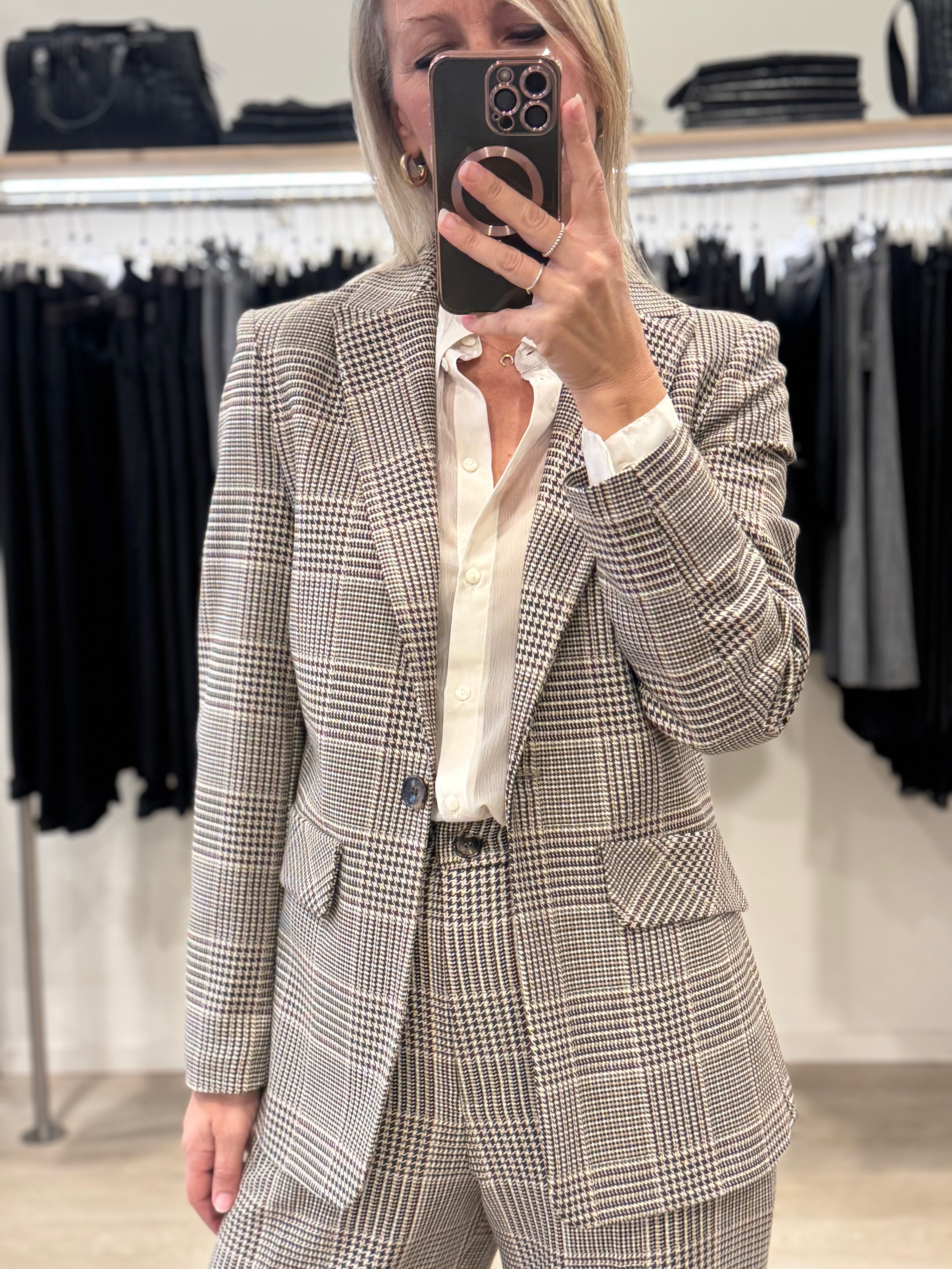 Blazer principe di galles artigli