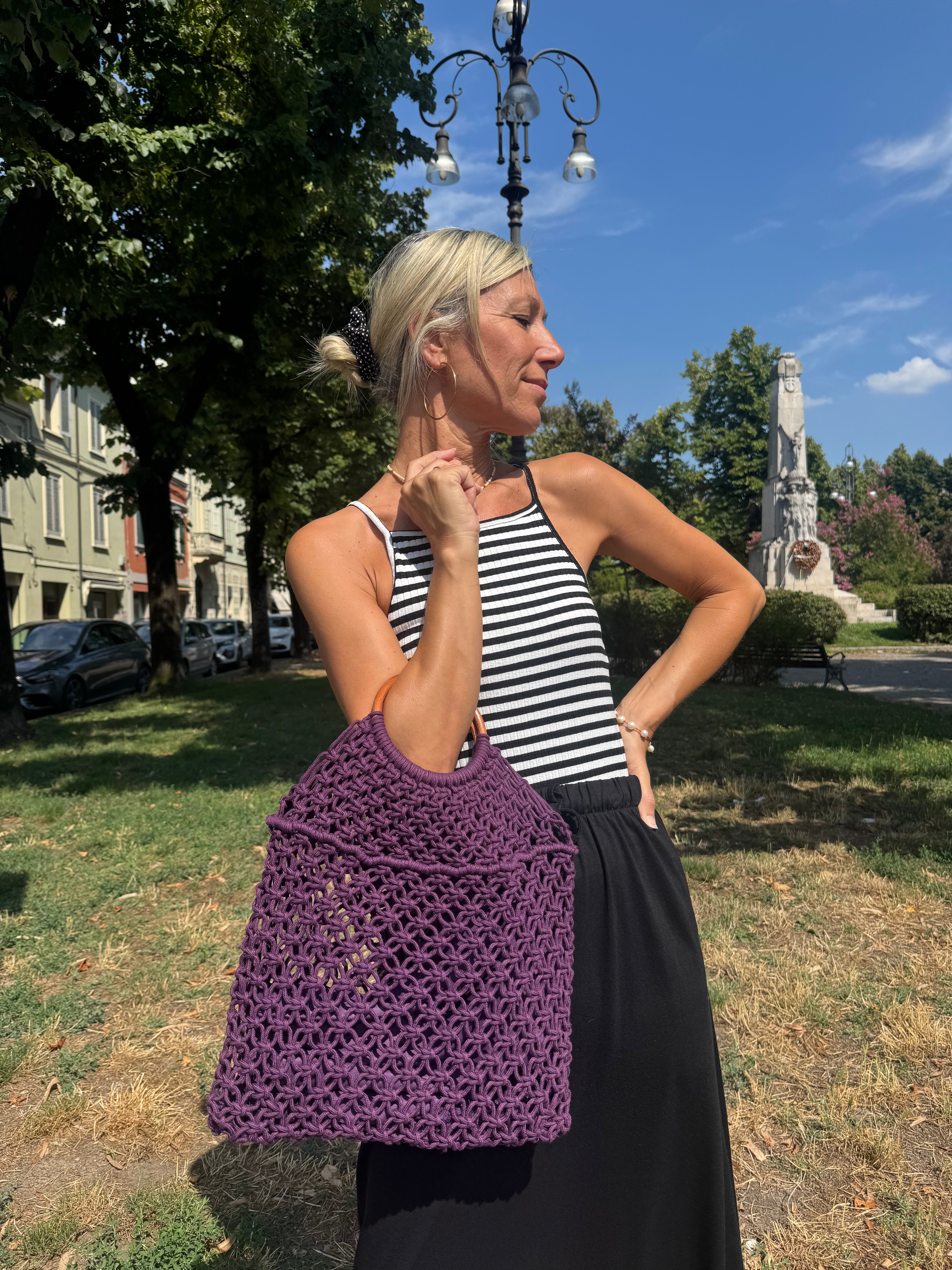 Borsa Rete Lavanda