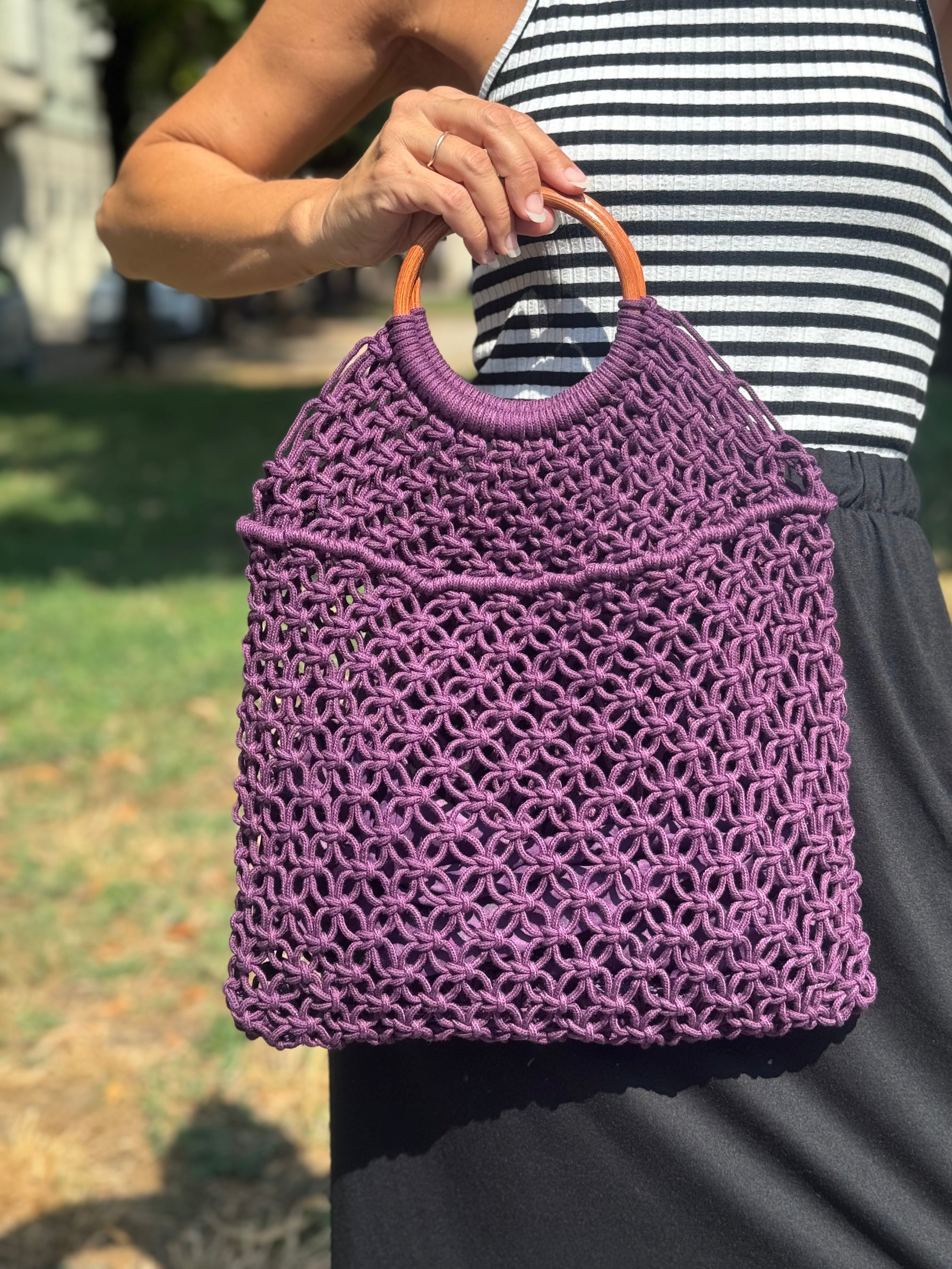 Borsa Rete Lavanda
