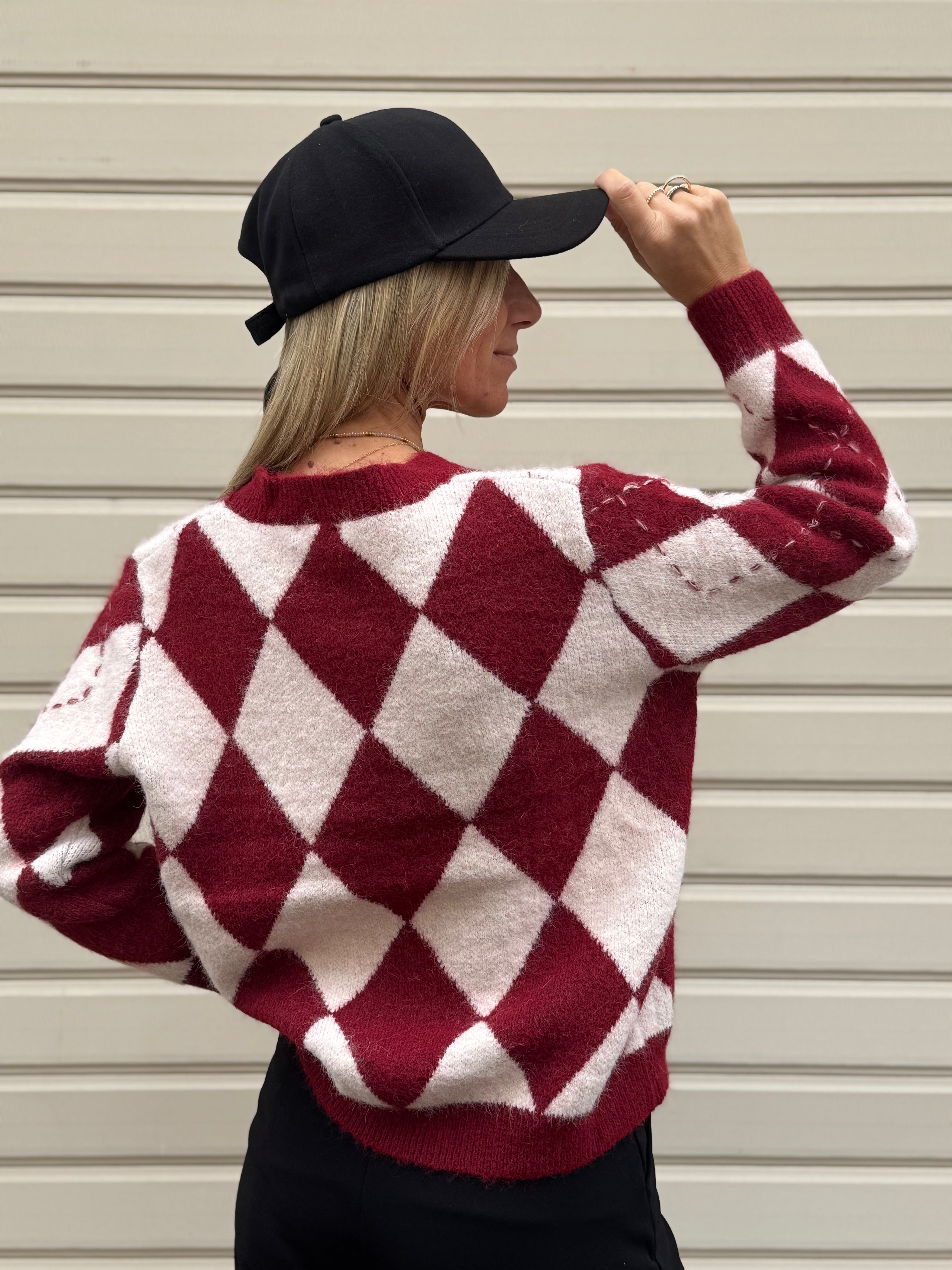 Cardigan rombi adora