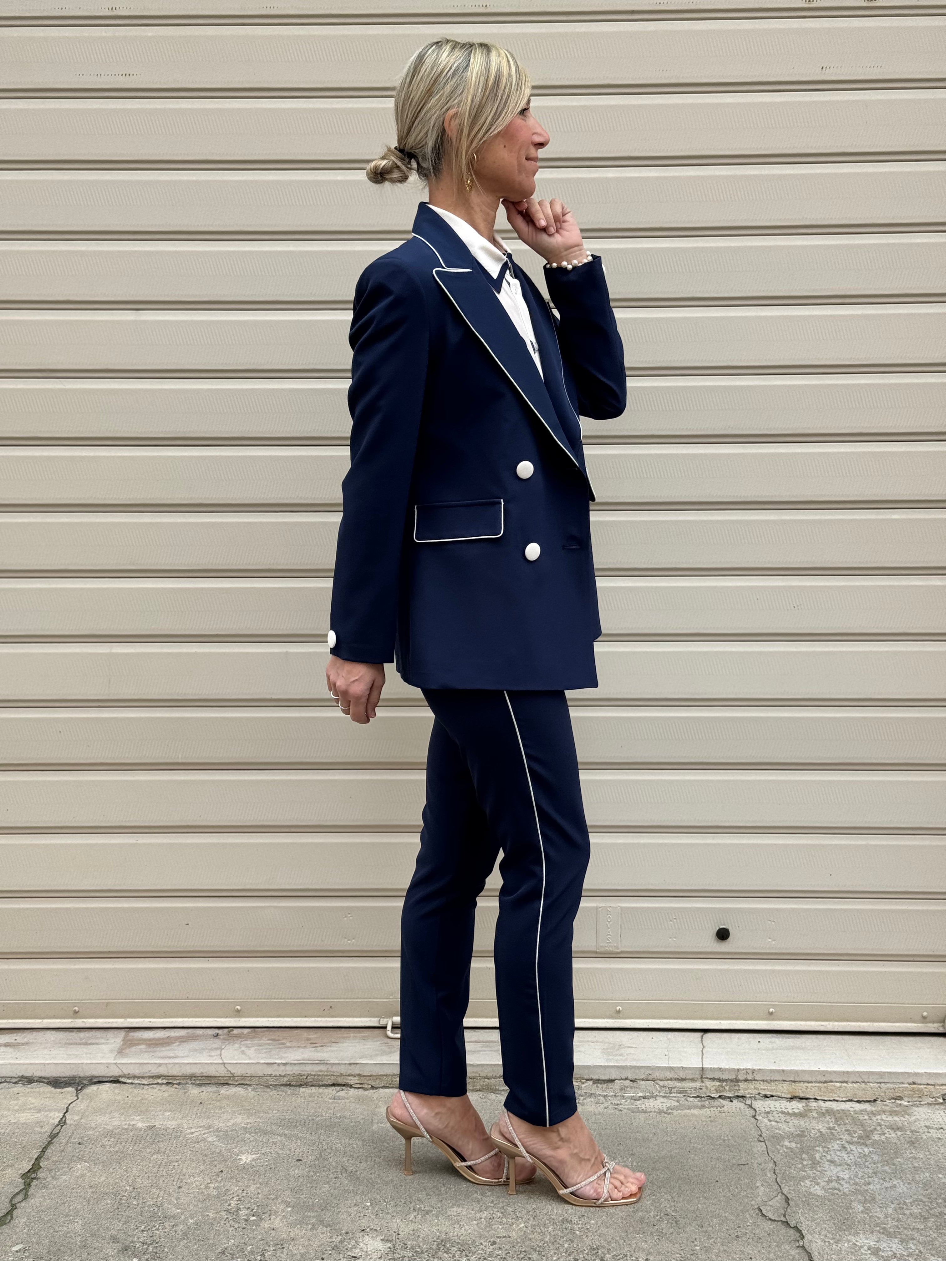 Pantalone sigaretta profili mimì