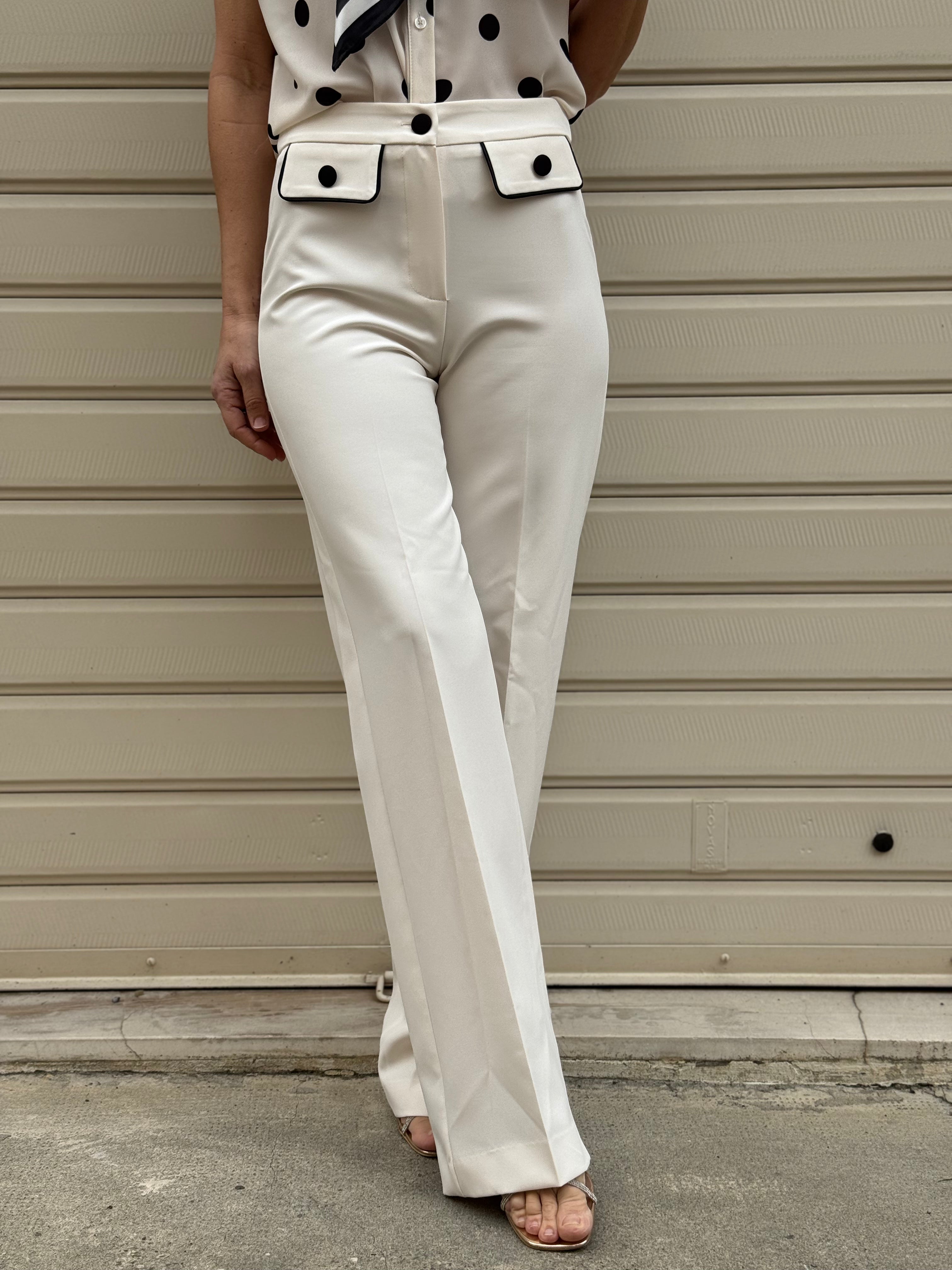 Pantalone palazzo taschine profili mimì