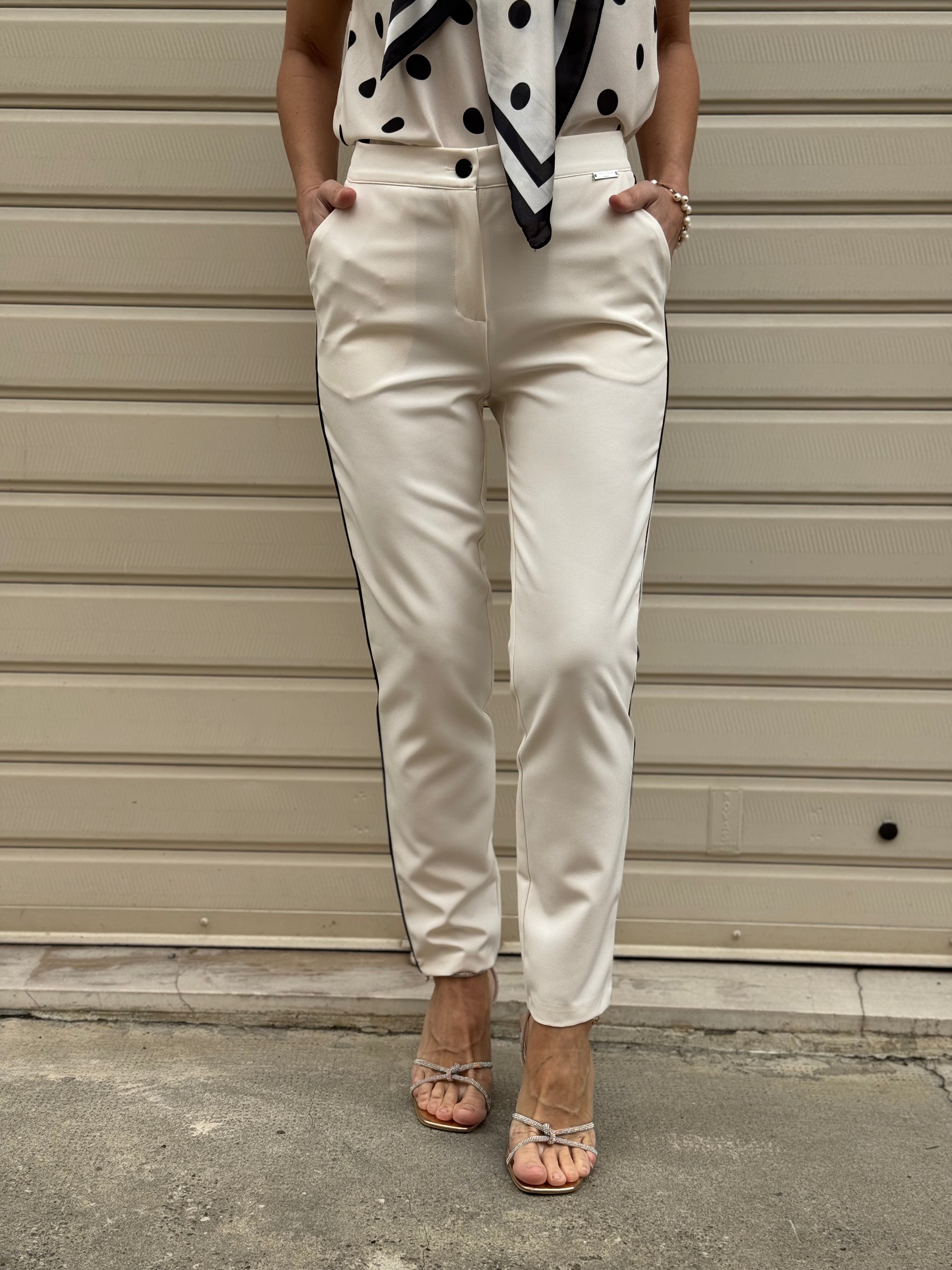 Pantalone sigaretta profili mimì