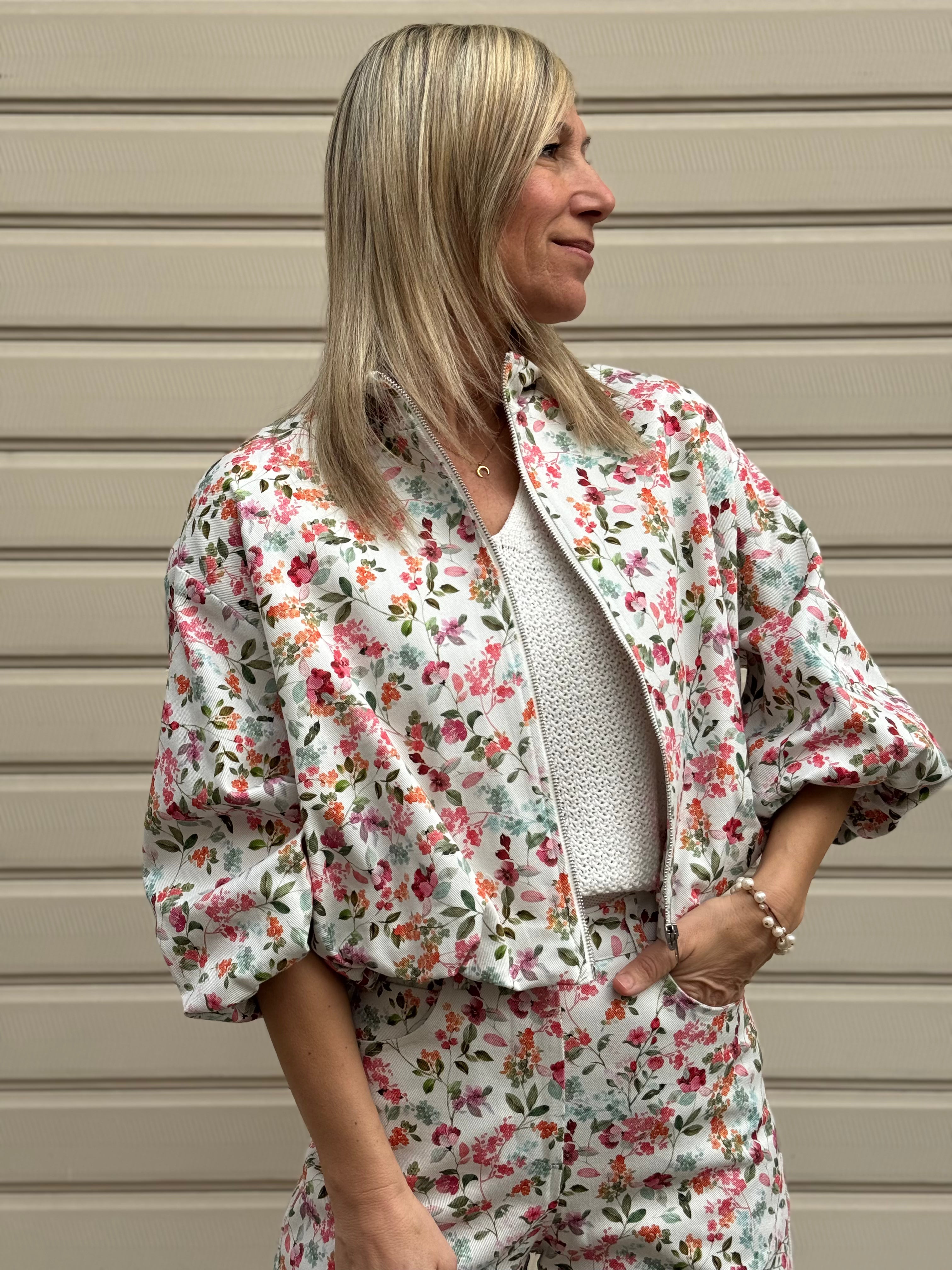 Bomber floreale imperial