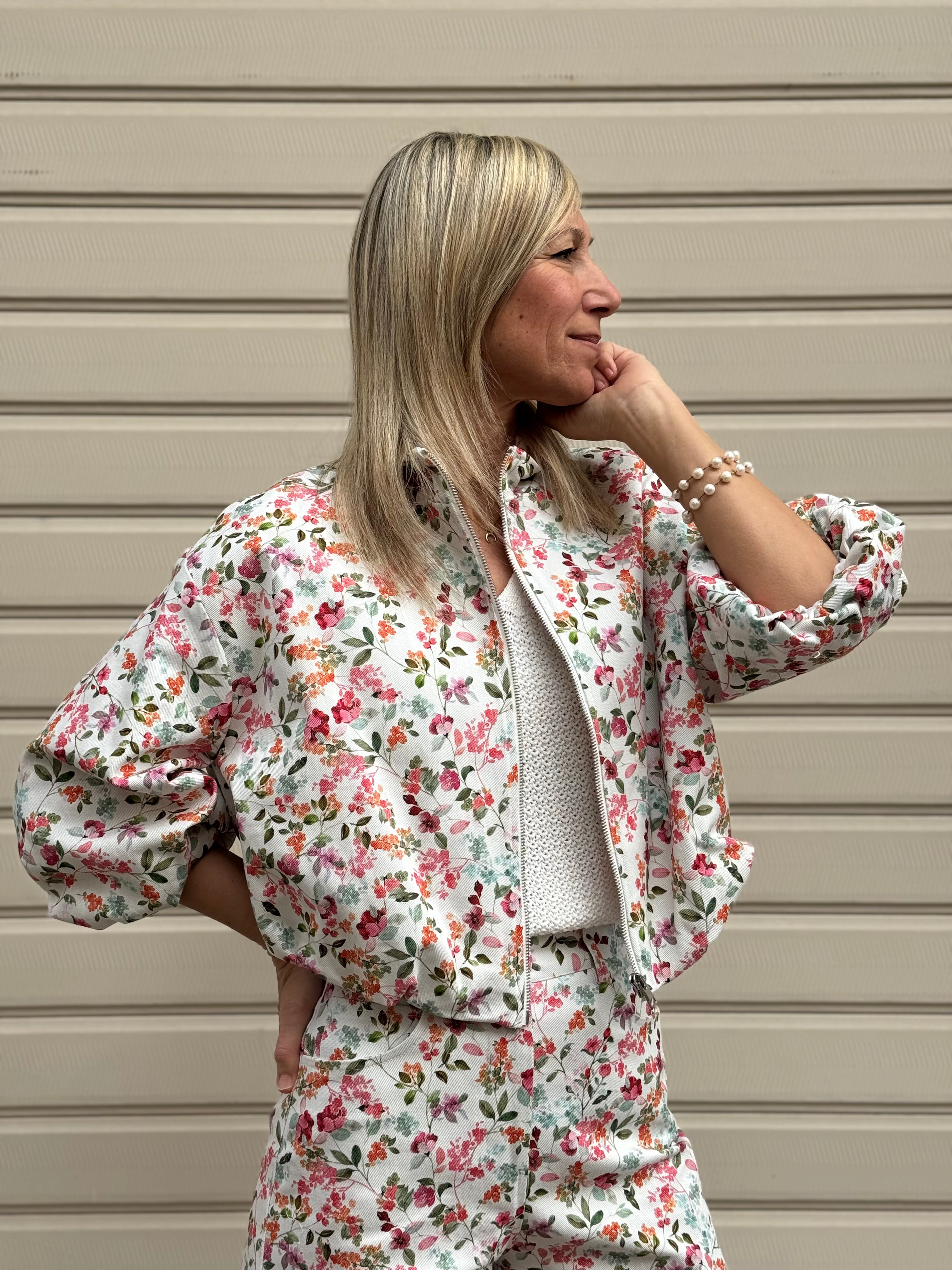 Bomber floreale imperial