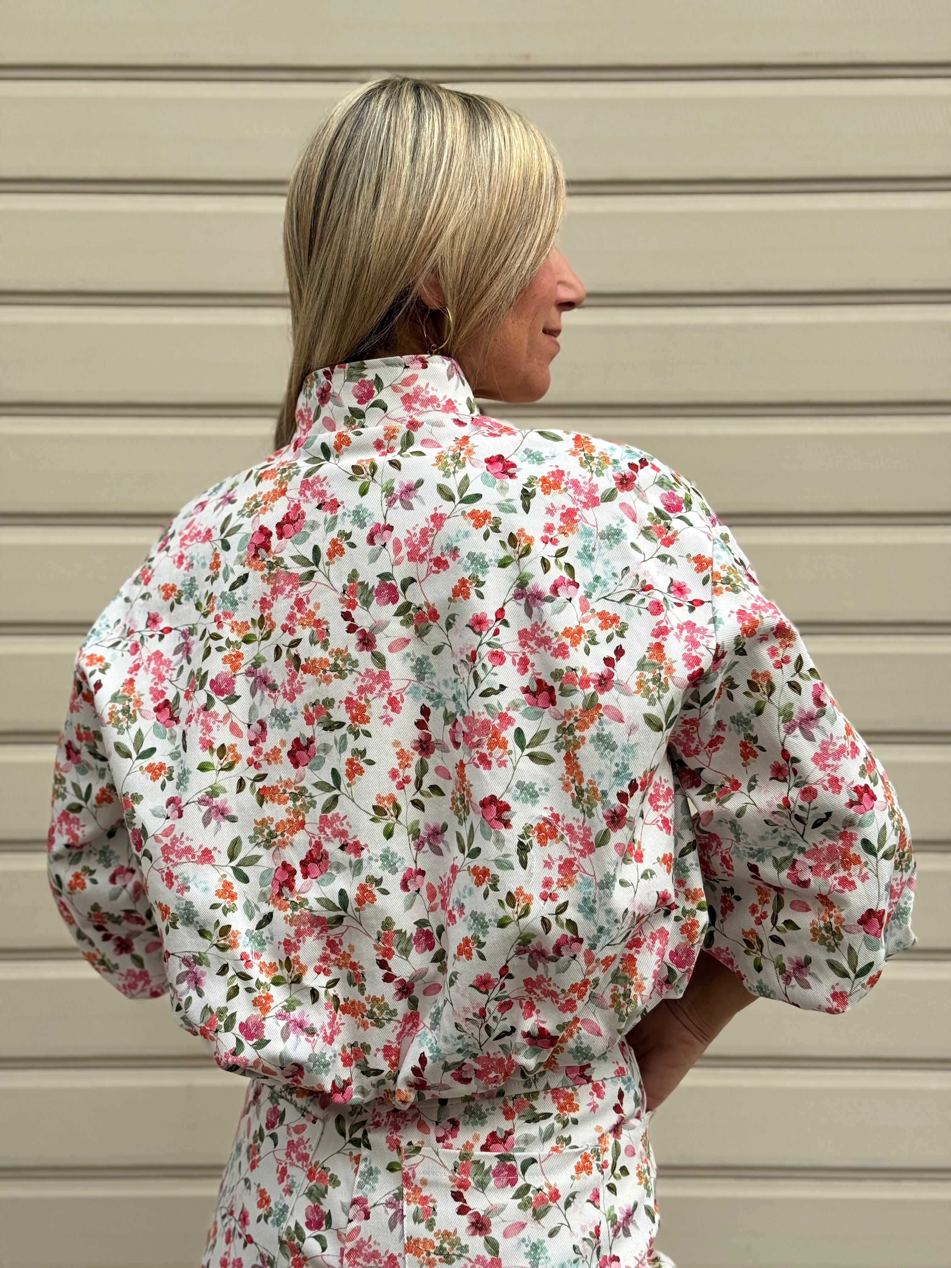 Bomber floreale imperial