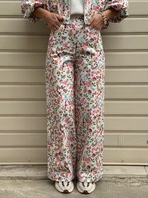 Jeans floreale imperial