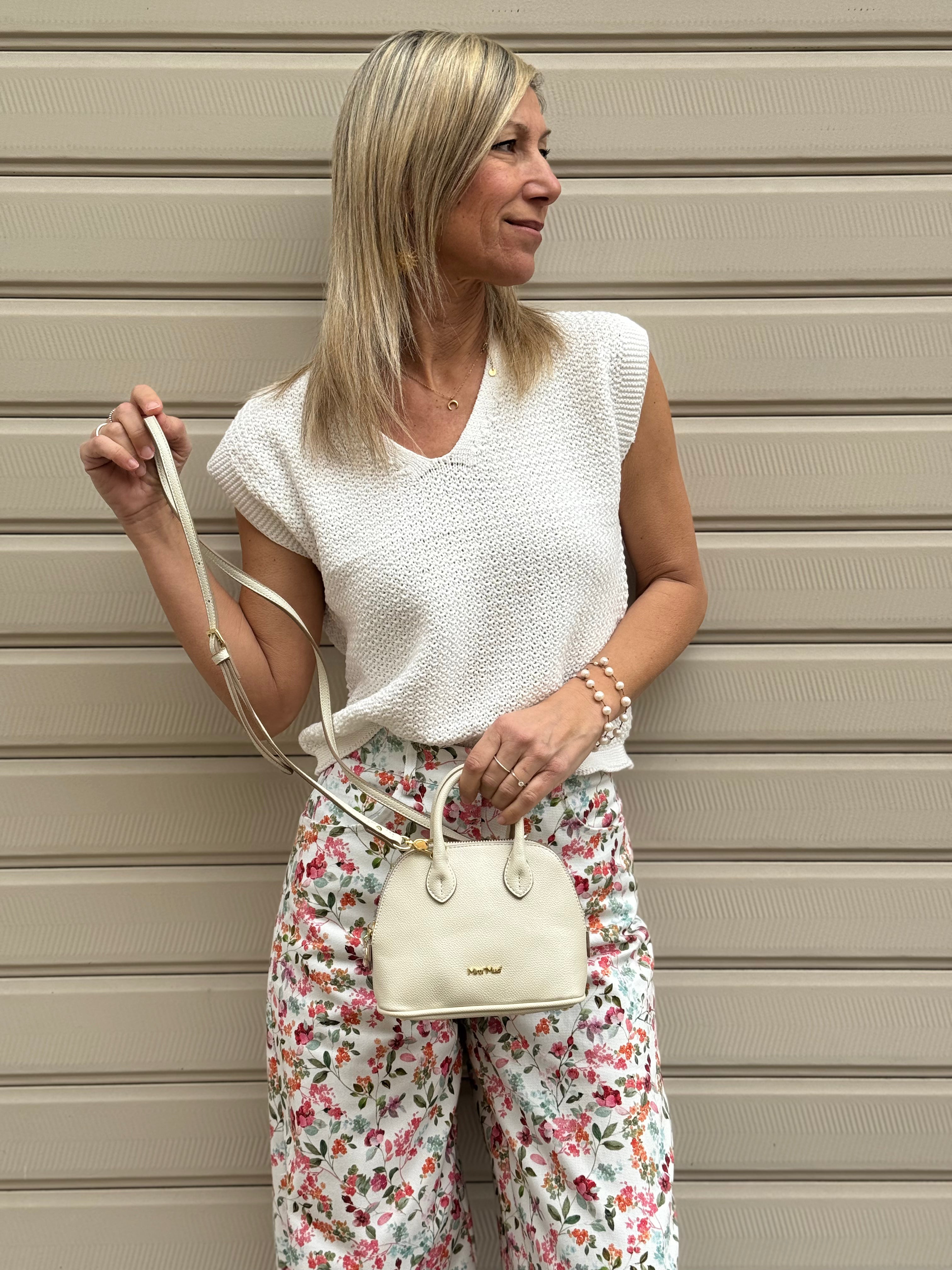 Borsa mini con manici mimì
