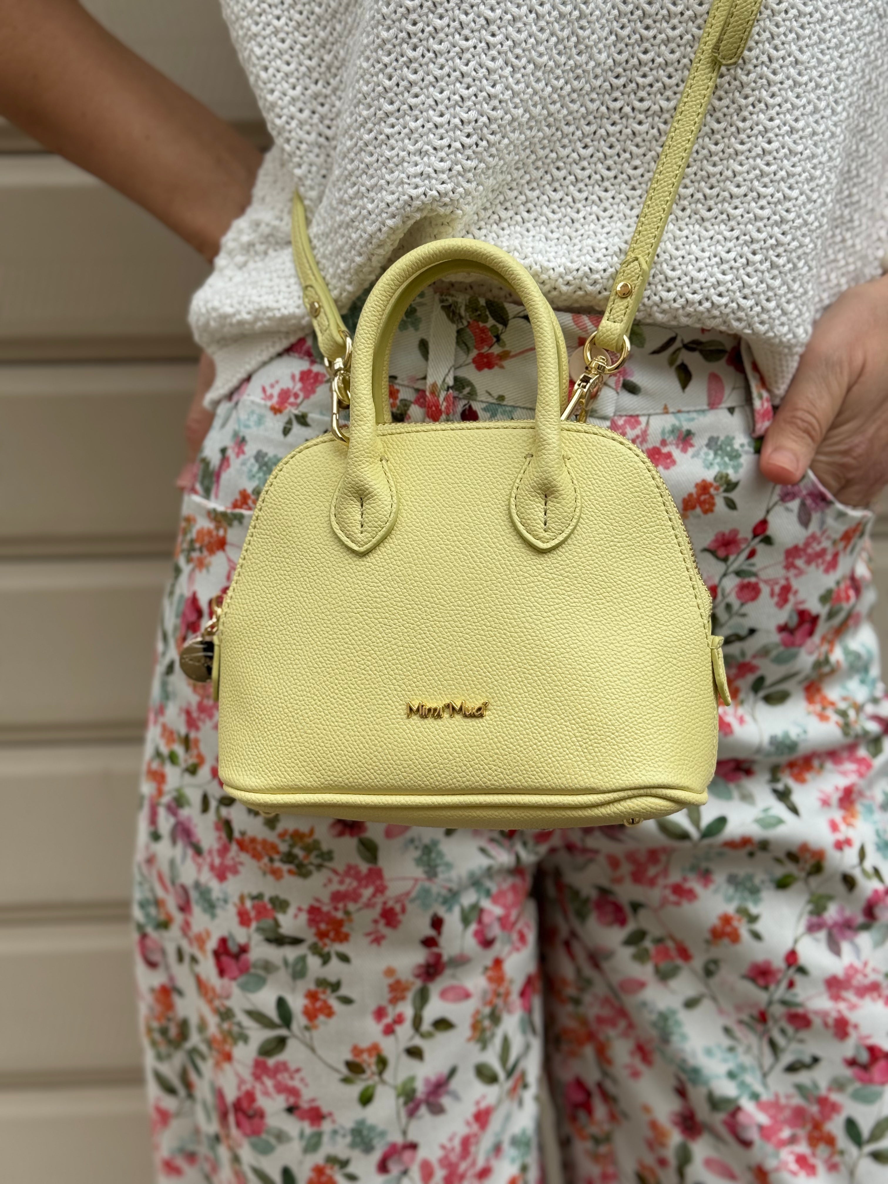 Borsa mini con manici mimì