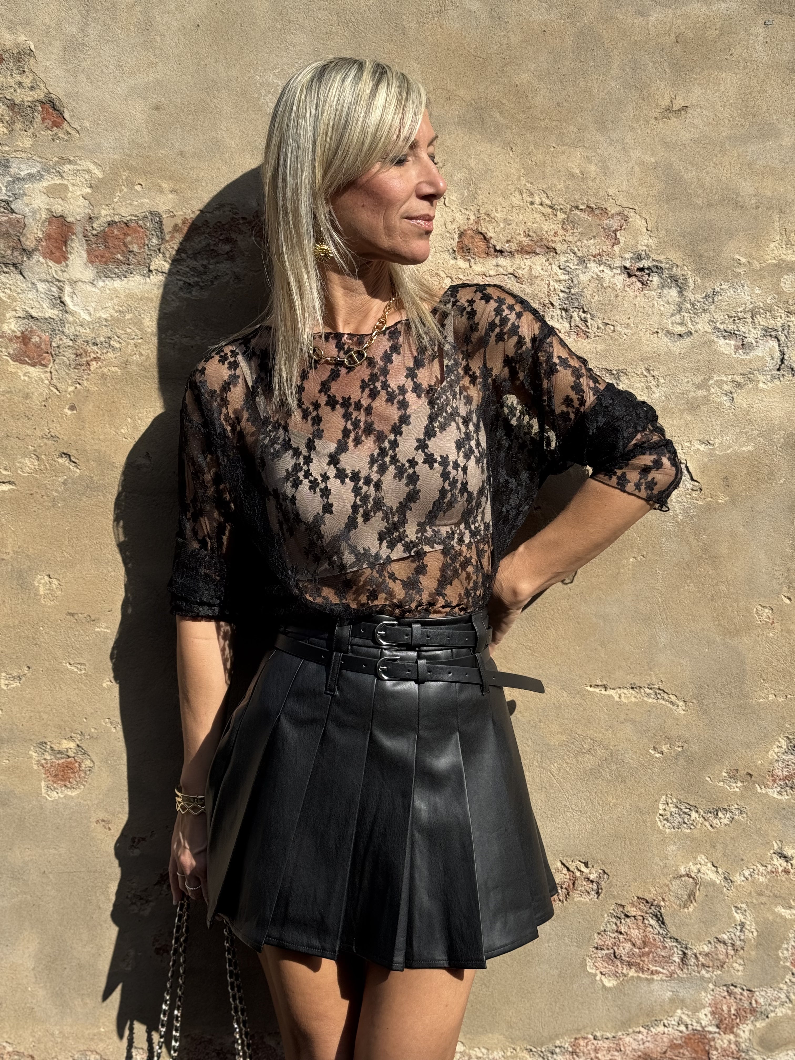 Blusa Tulle Fiorellini