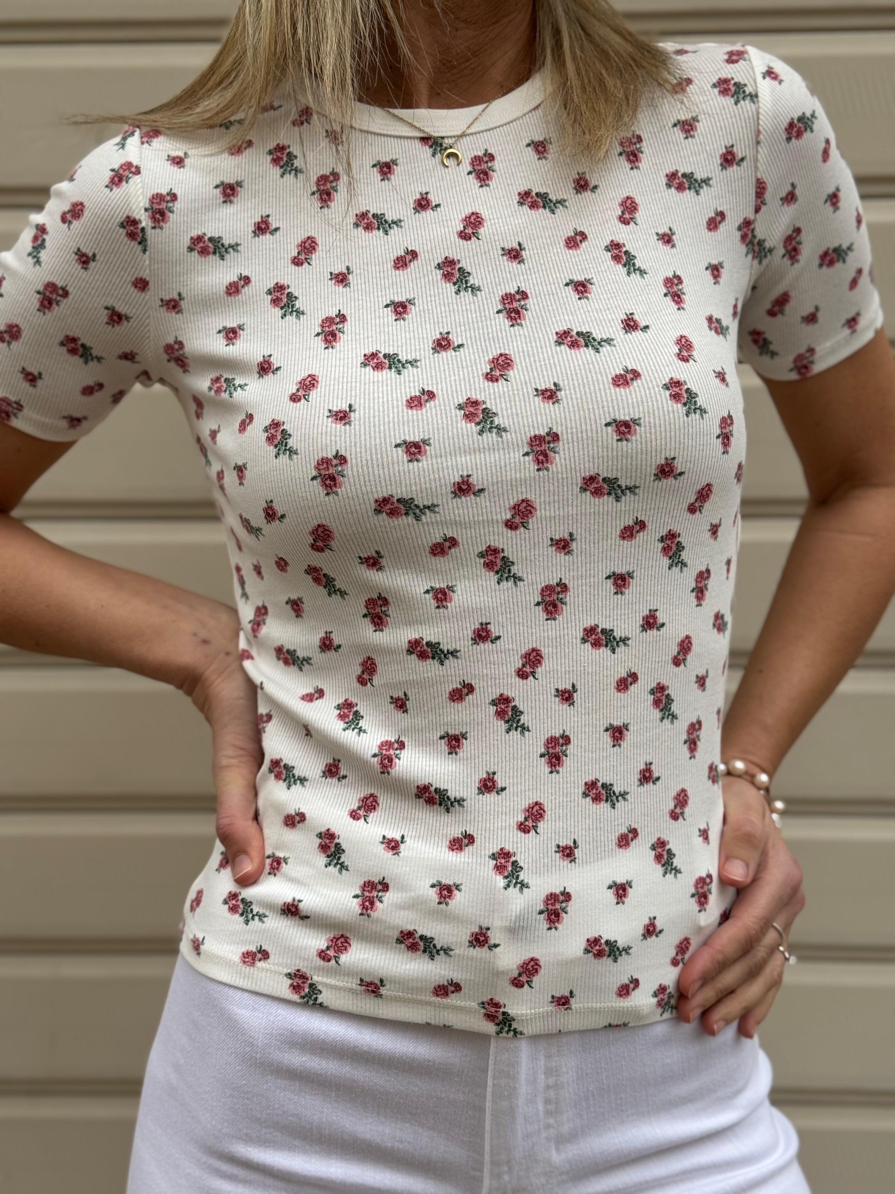 Tshirt fiori di campo jdy