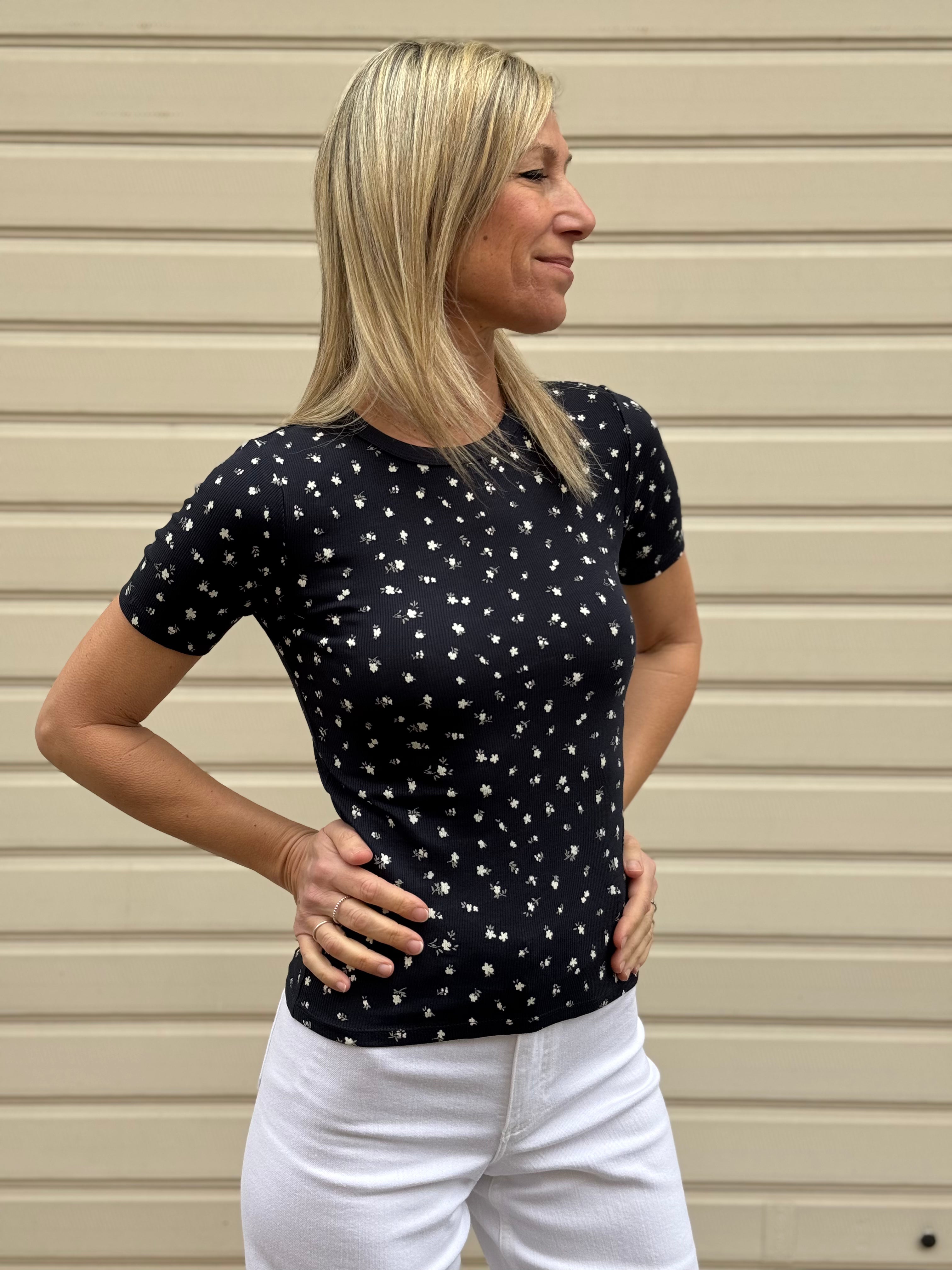 Tshirt fiori di campo jdy