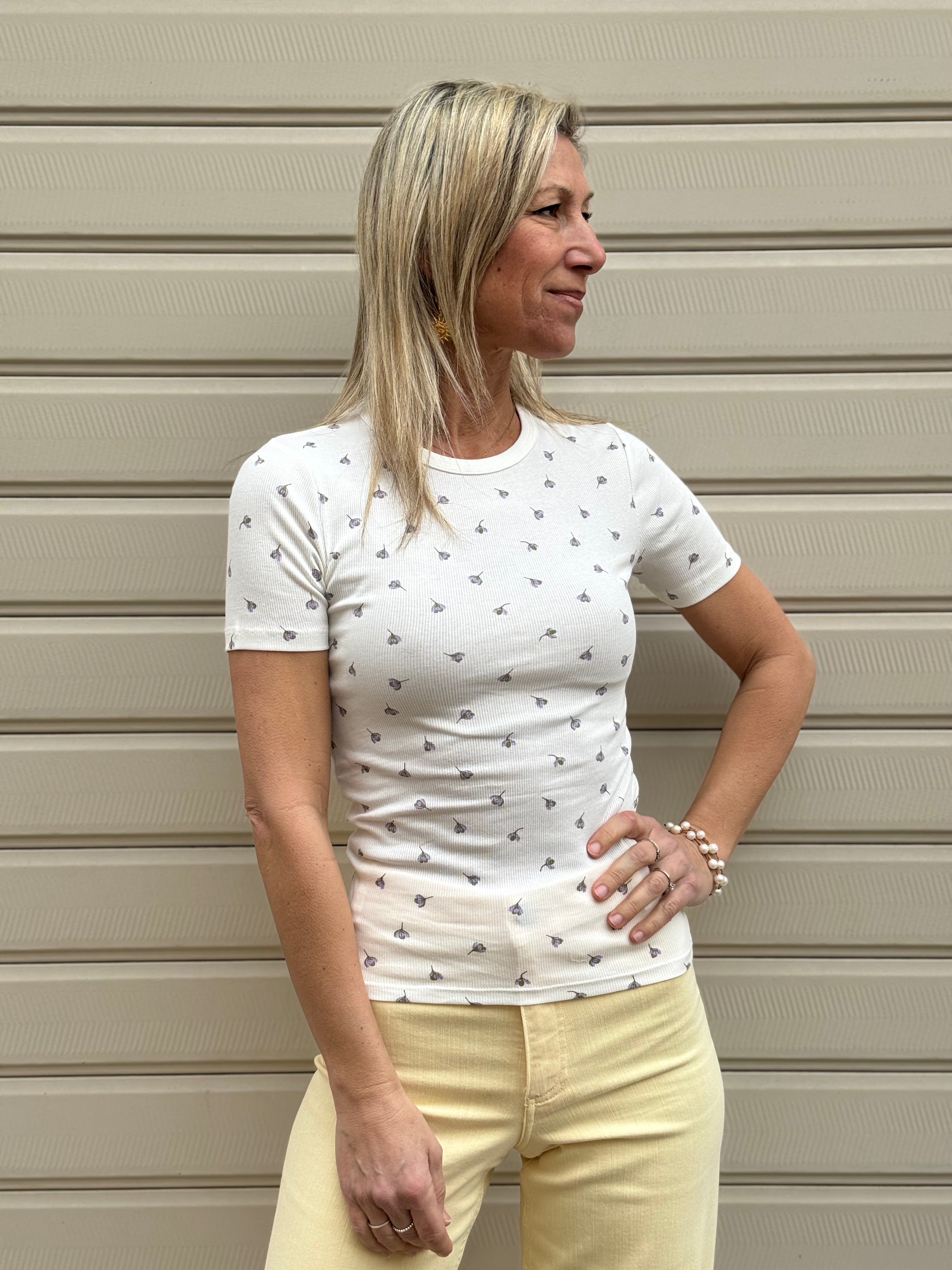 Tshirt fiori di campo jdy