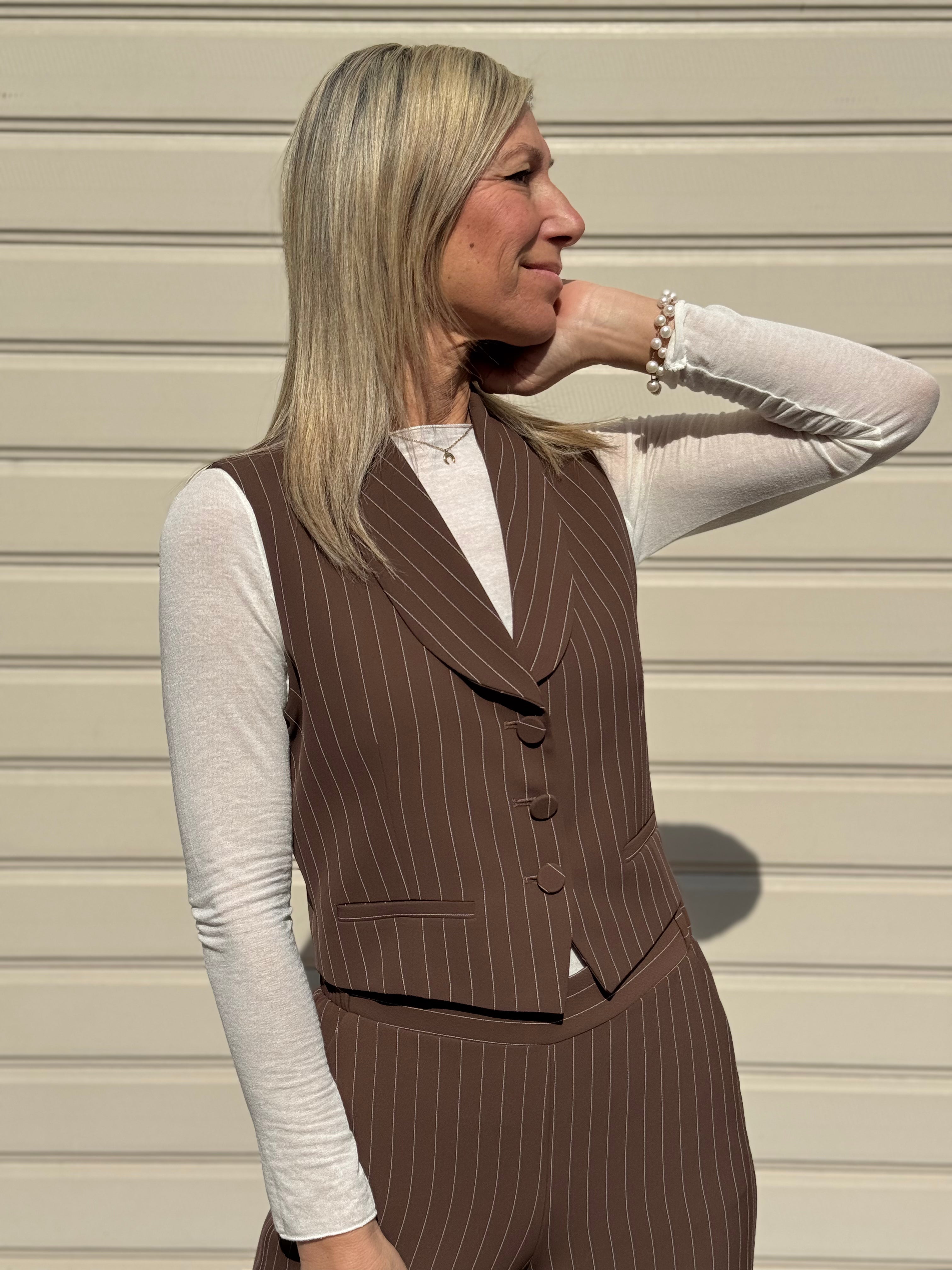 Gilet gessato imperial
