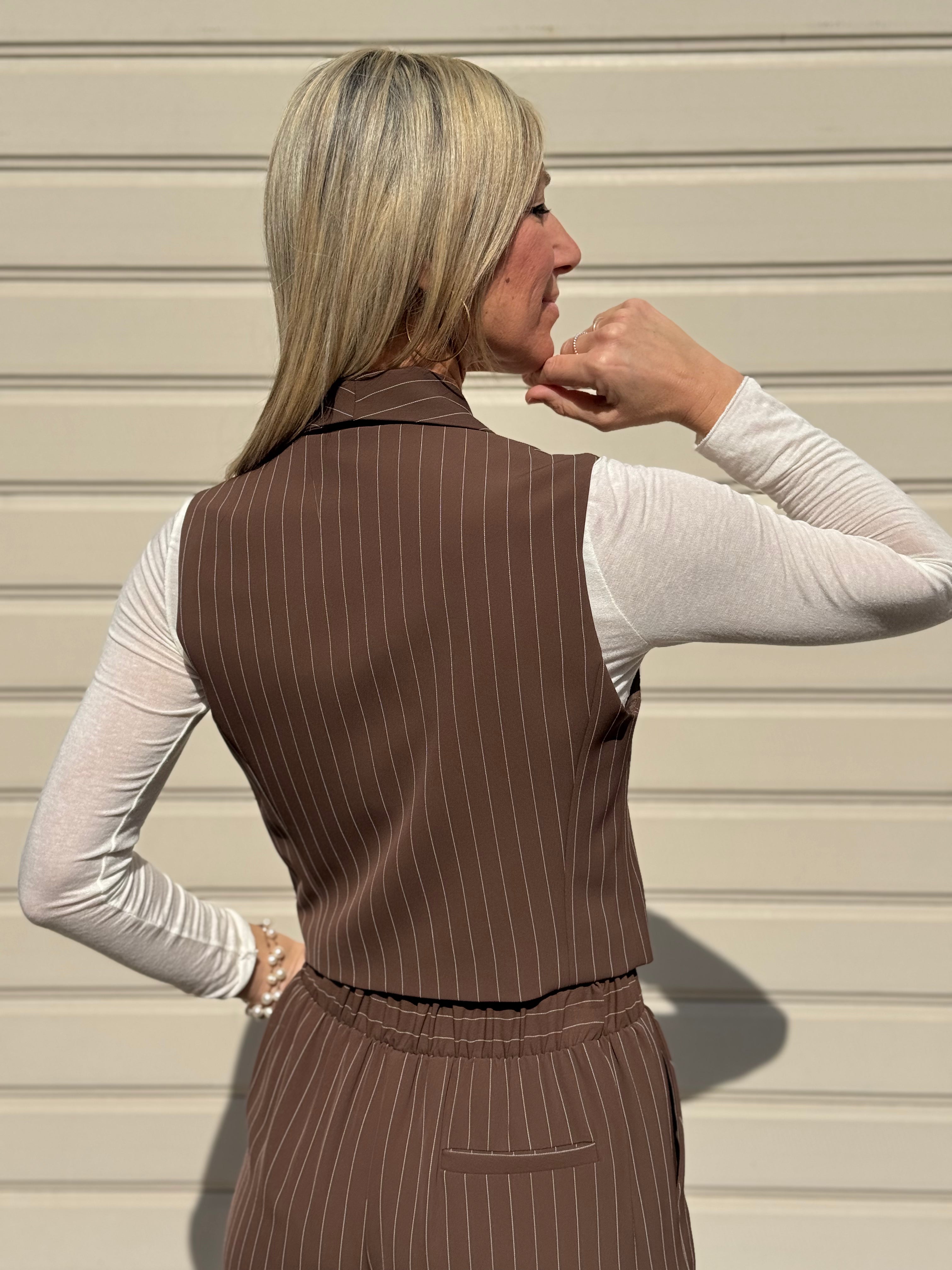 Gilet gessato imperial