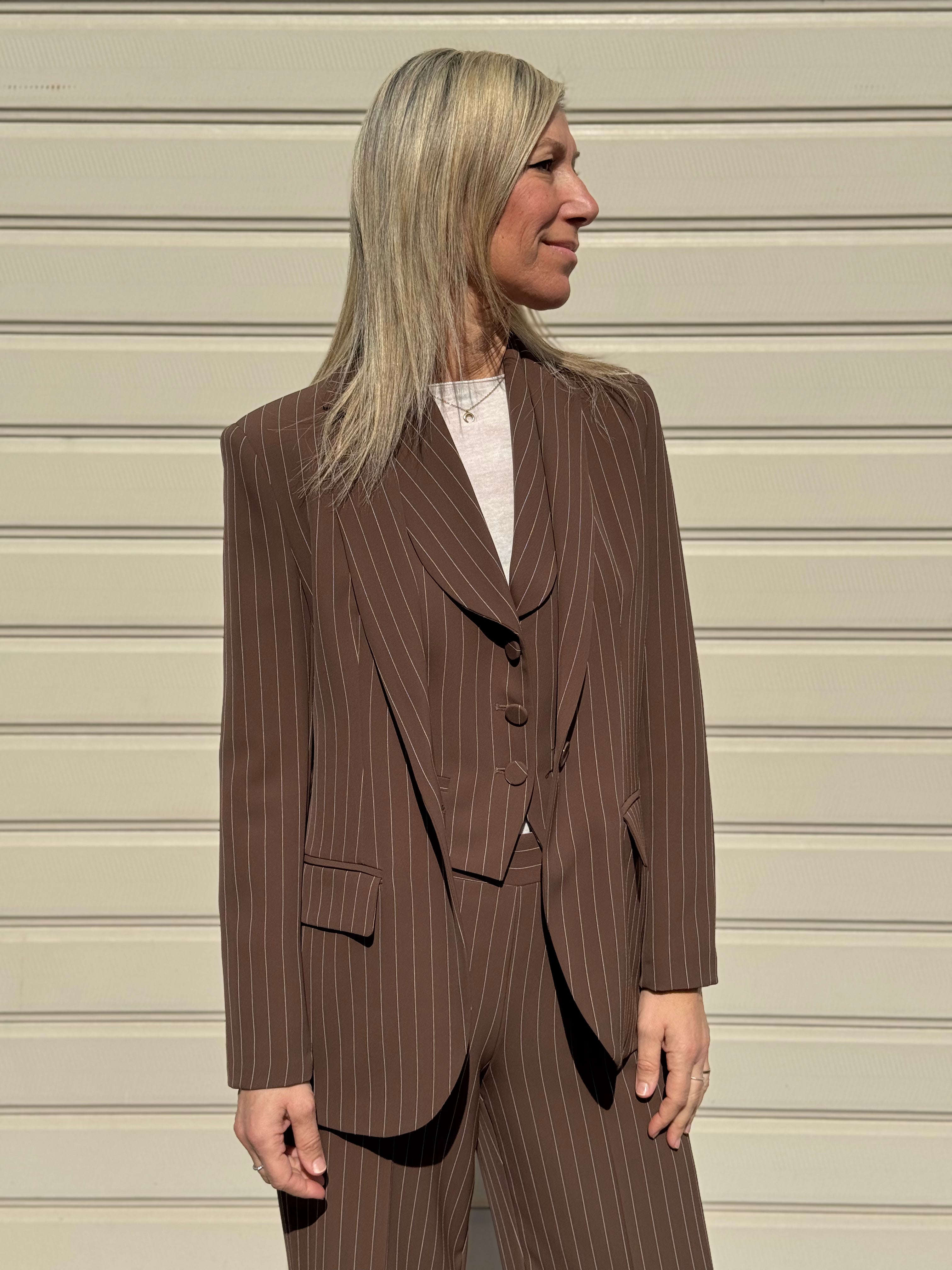 Blazer gessato Imperial