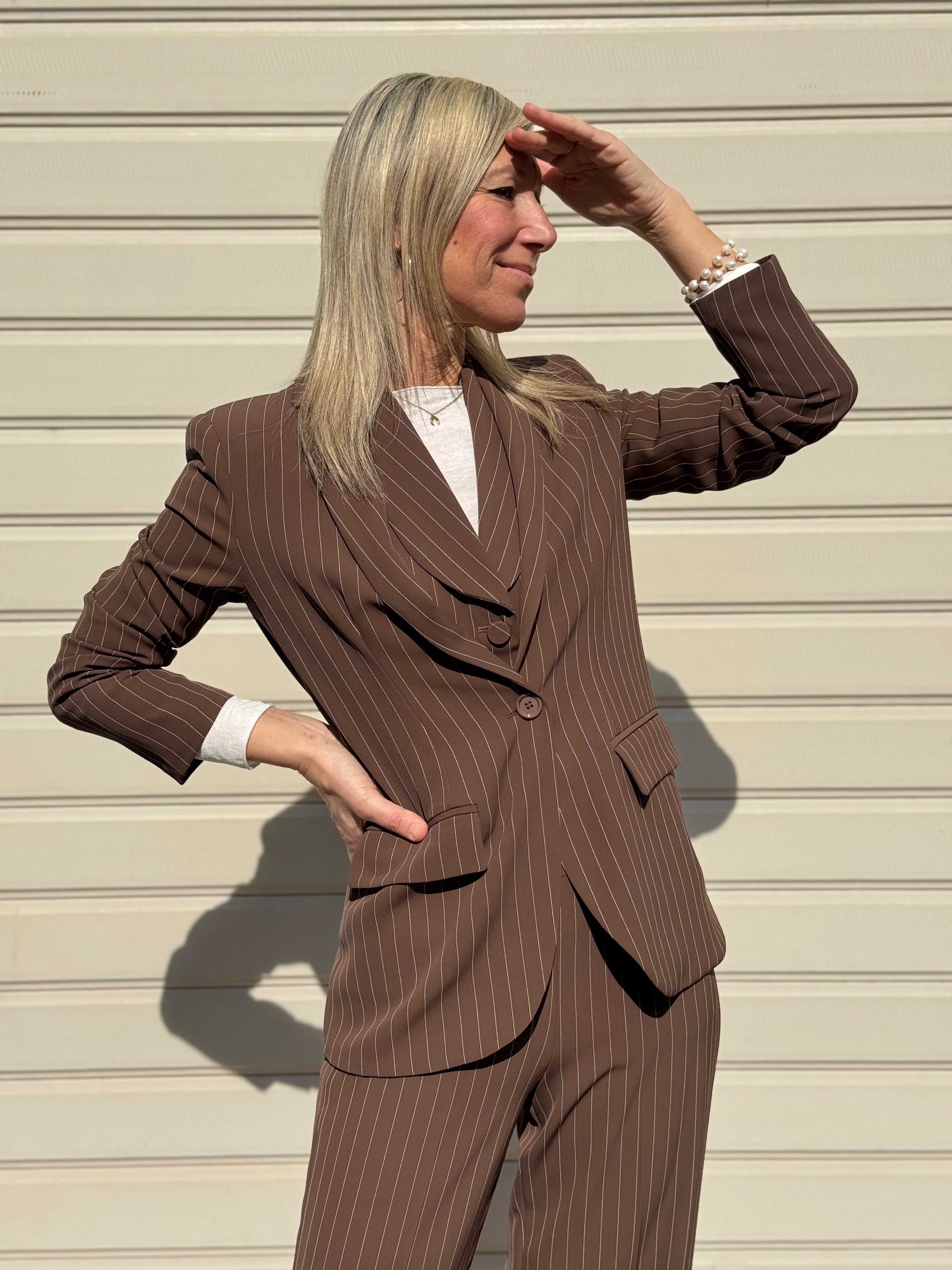 Blazer gessato Imperial