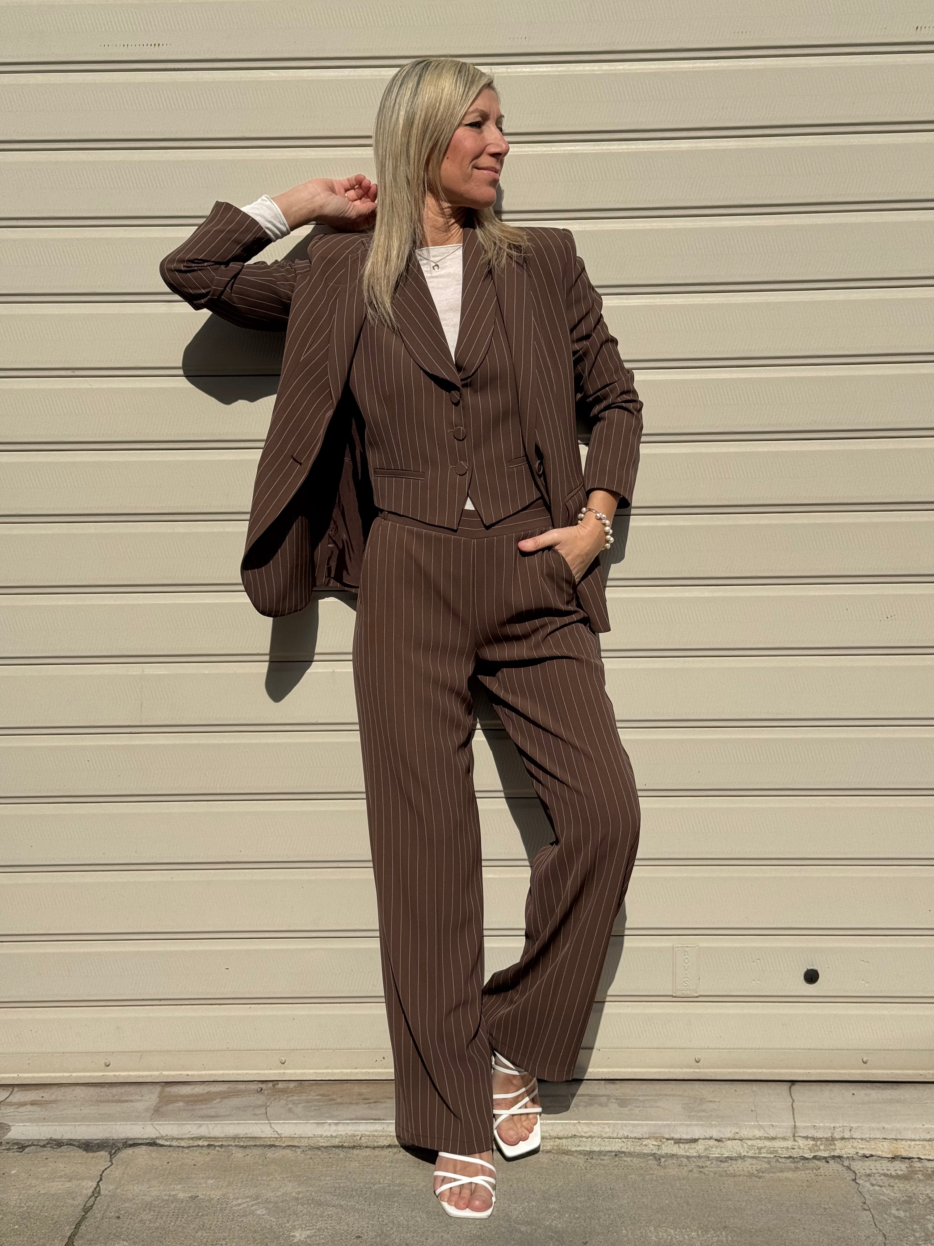 Blazer gessato Imperial