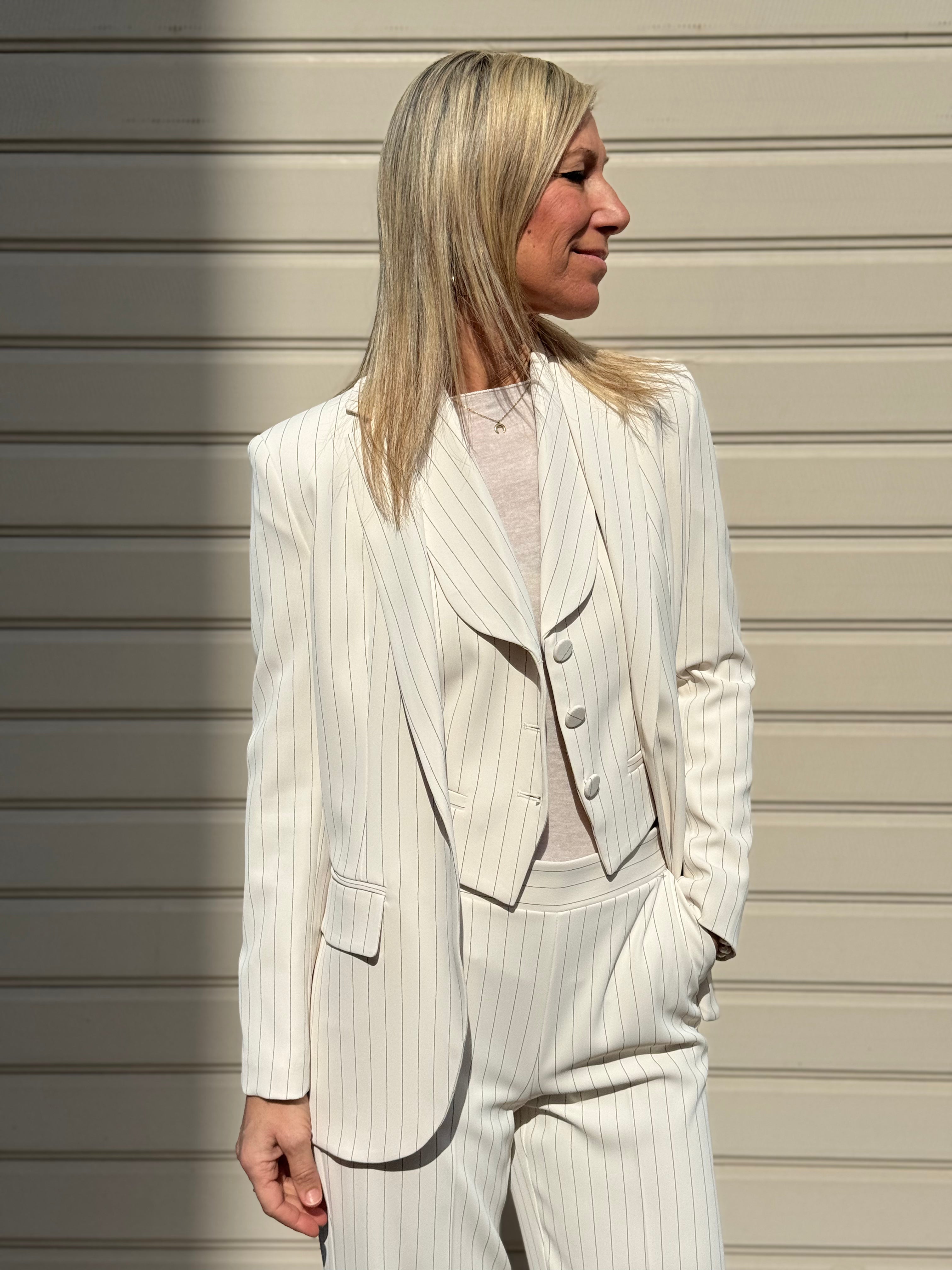 Blazer gessato Imperial