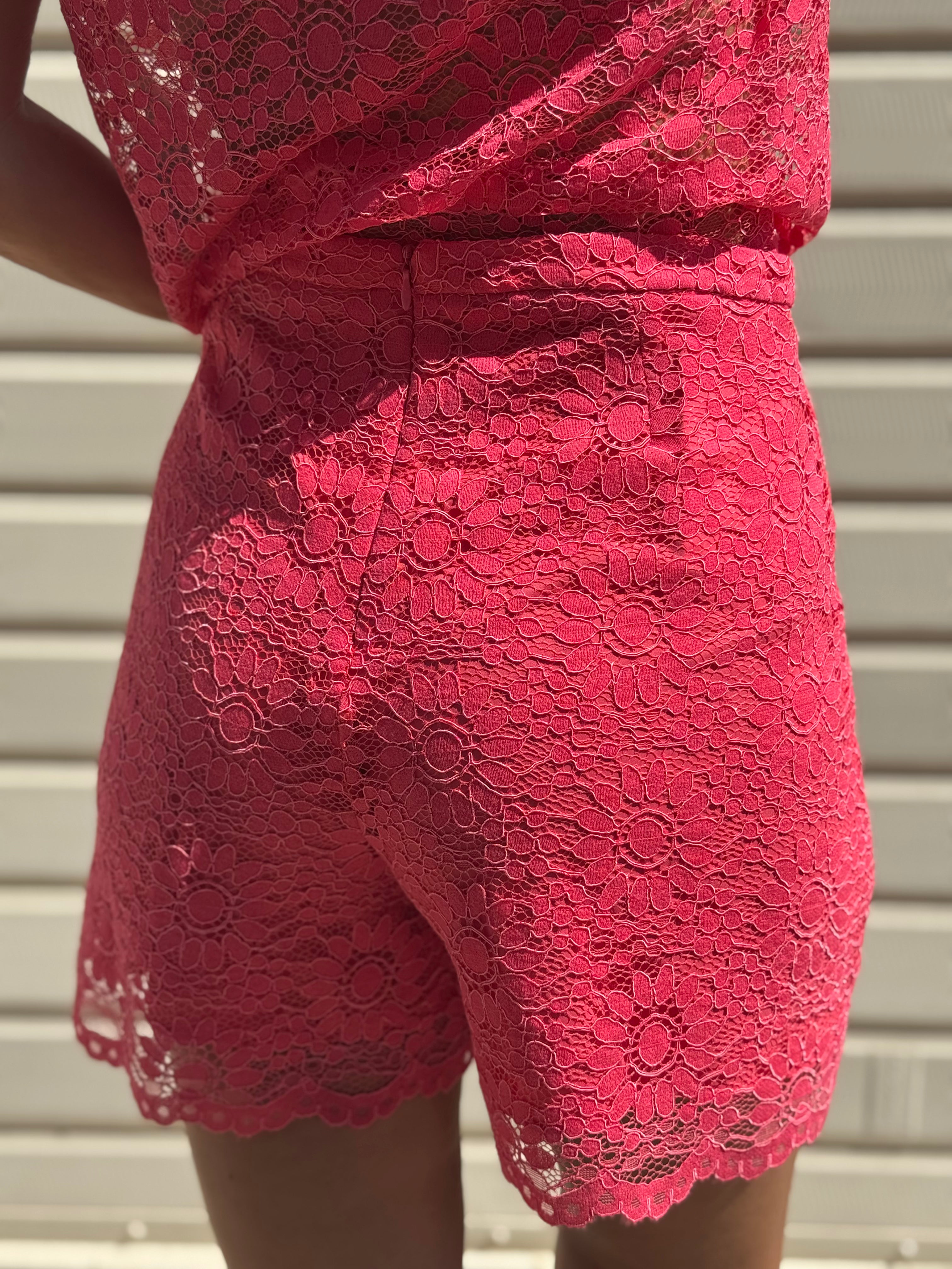 Pantaloncino pizzo imperial