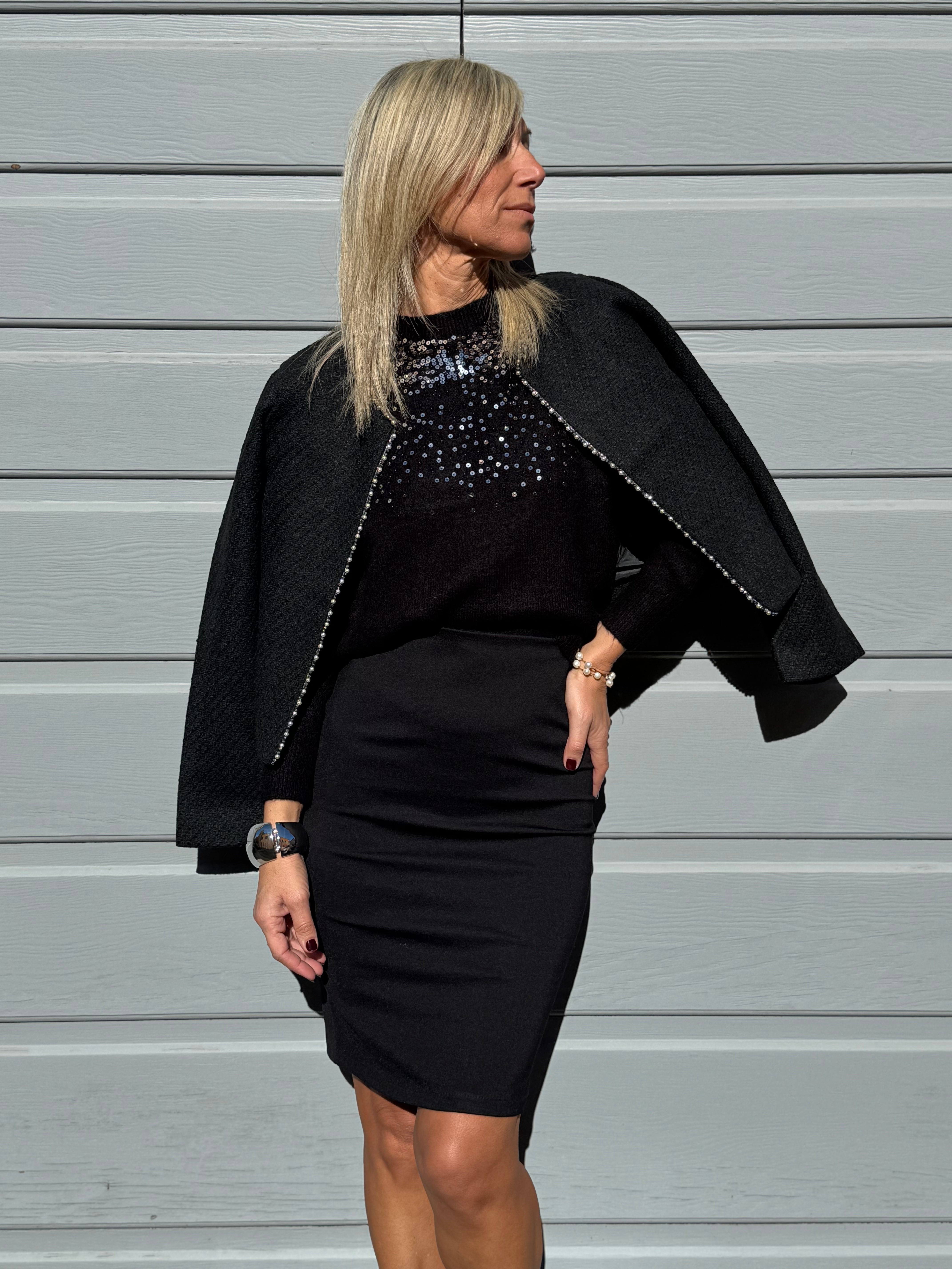 Giacca profilo perle jdy