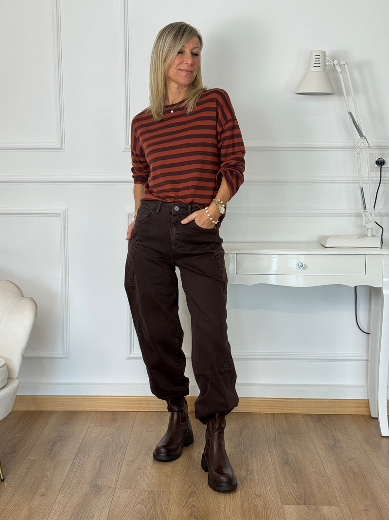 Pantalone baggy tasca adora