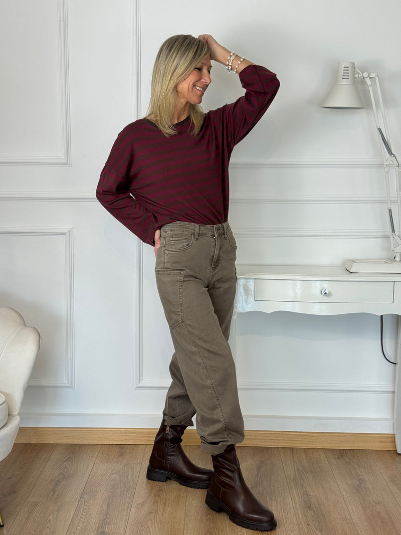 Pantalone baggy tasca adora