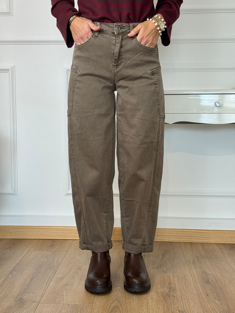 Pantalone baggy tasca adora