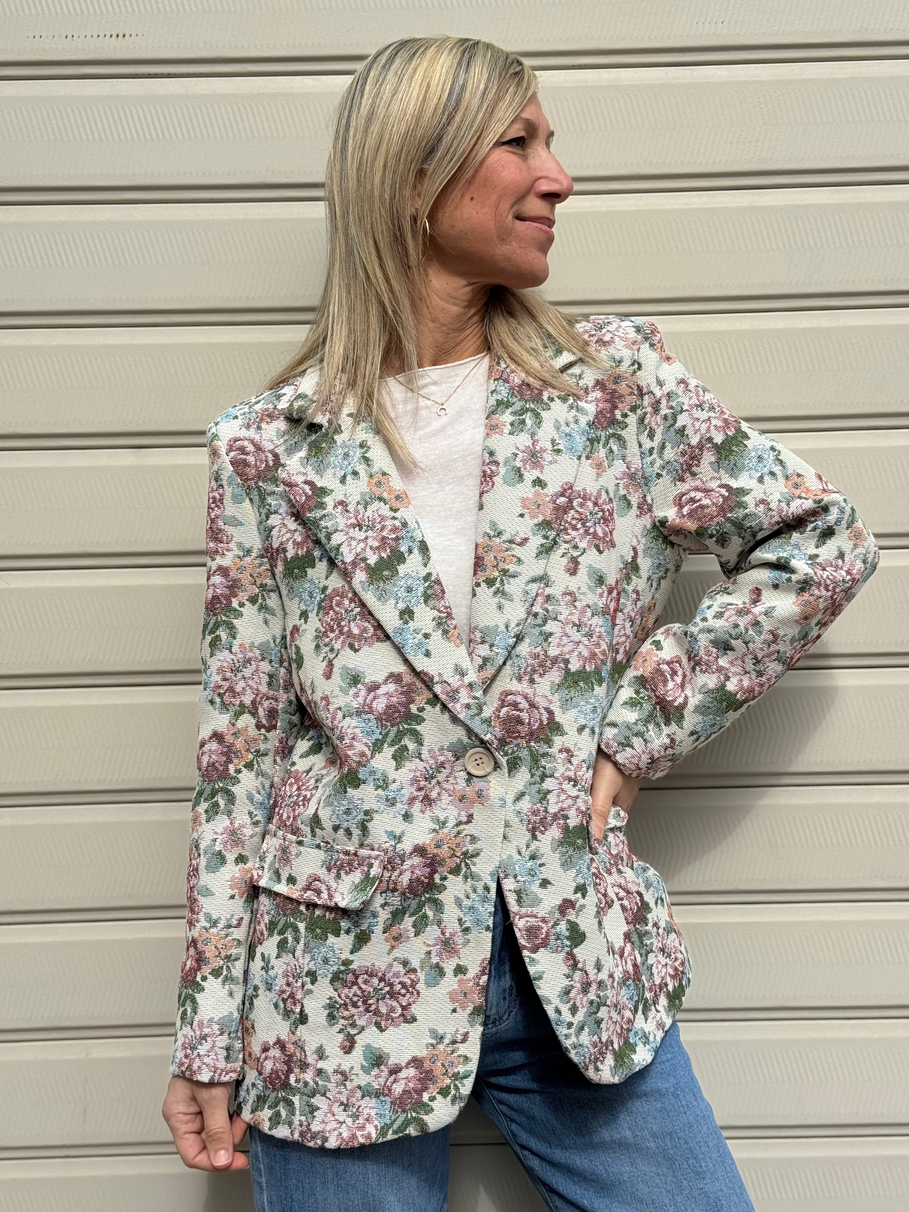 Blazer gobelin adora