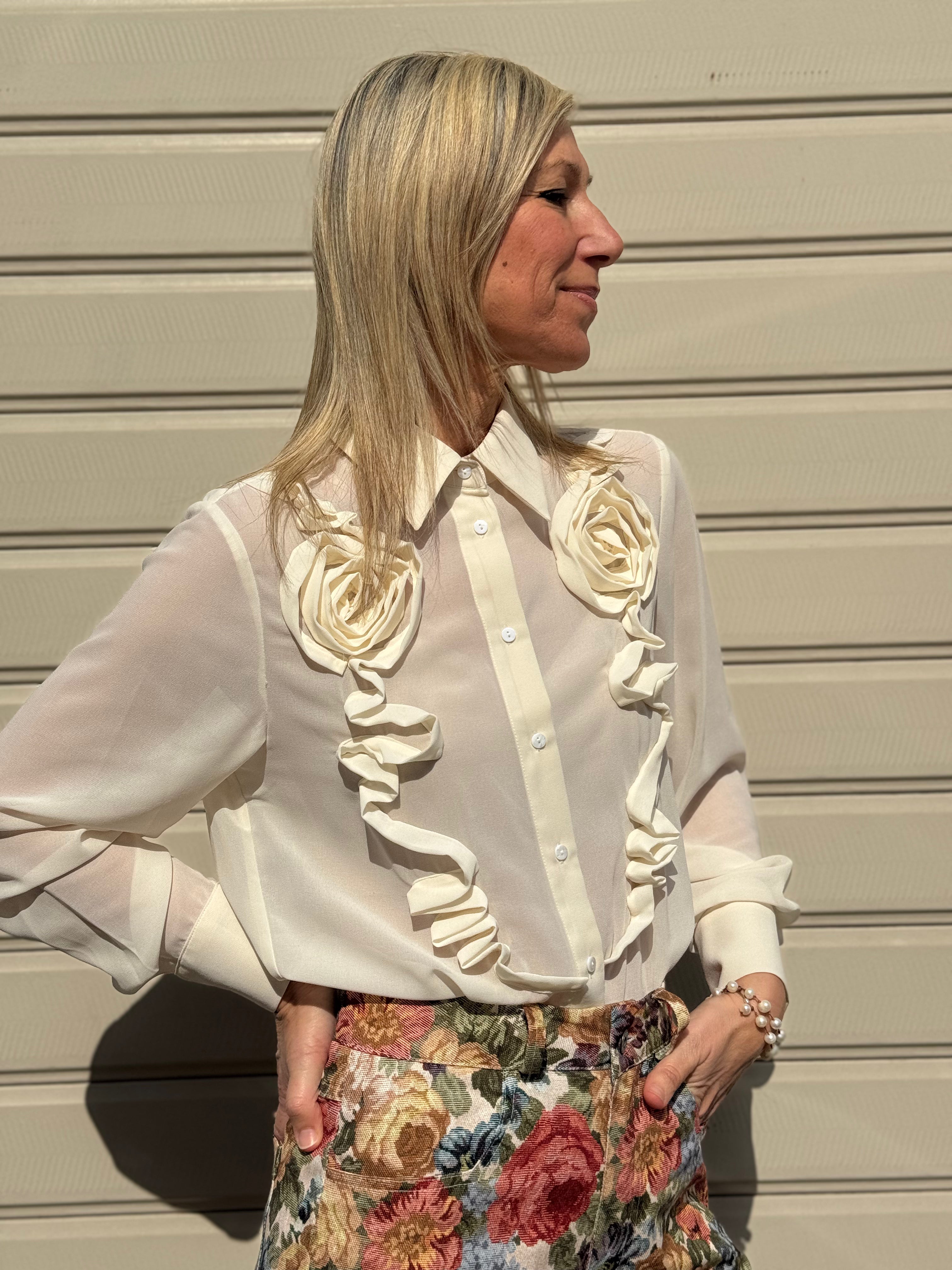 Camicia rose artigli