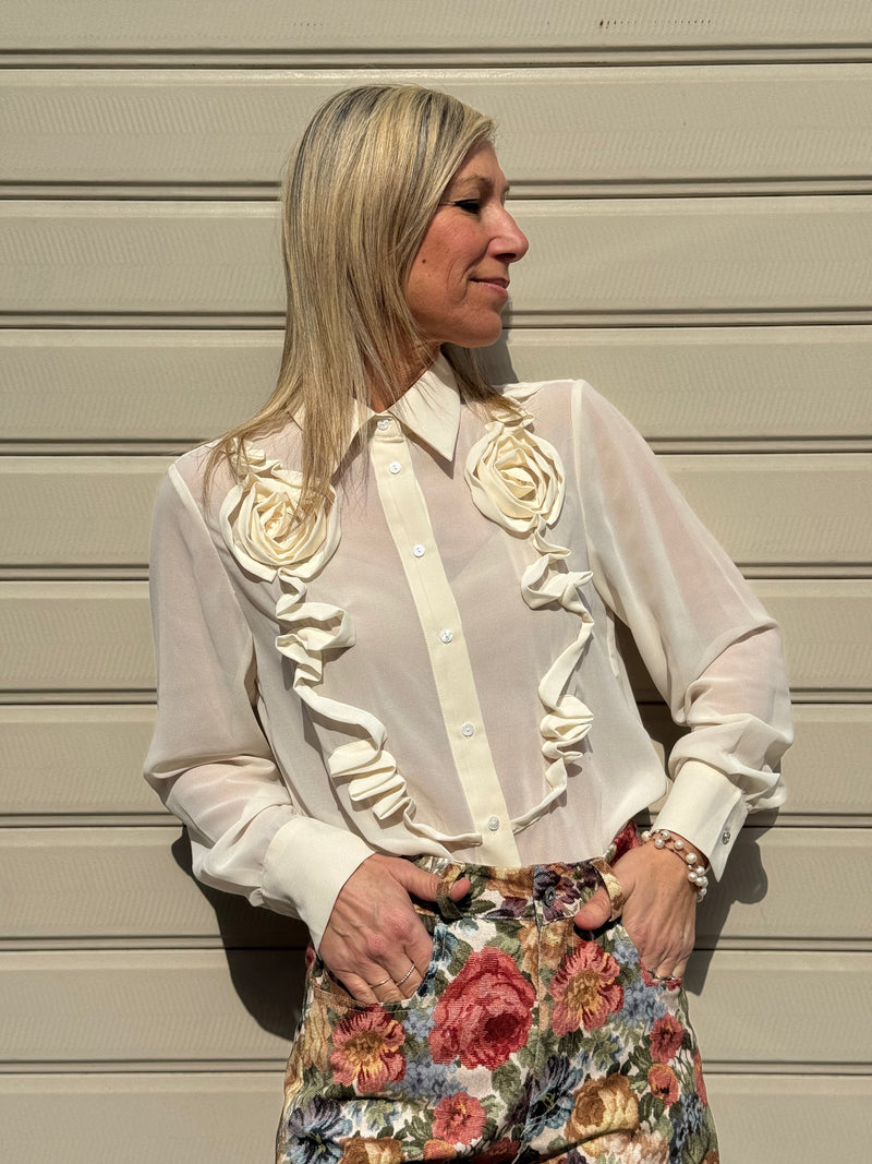 Camicia rose artigli