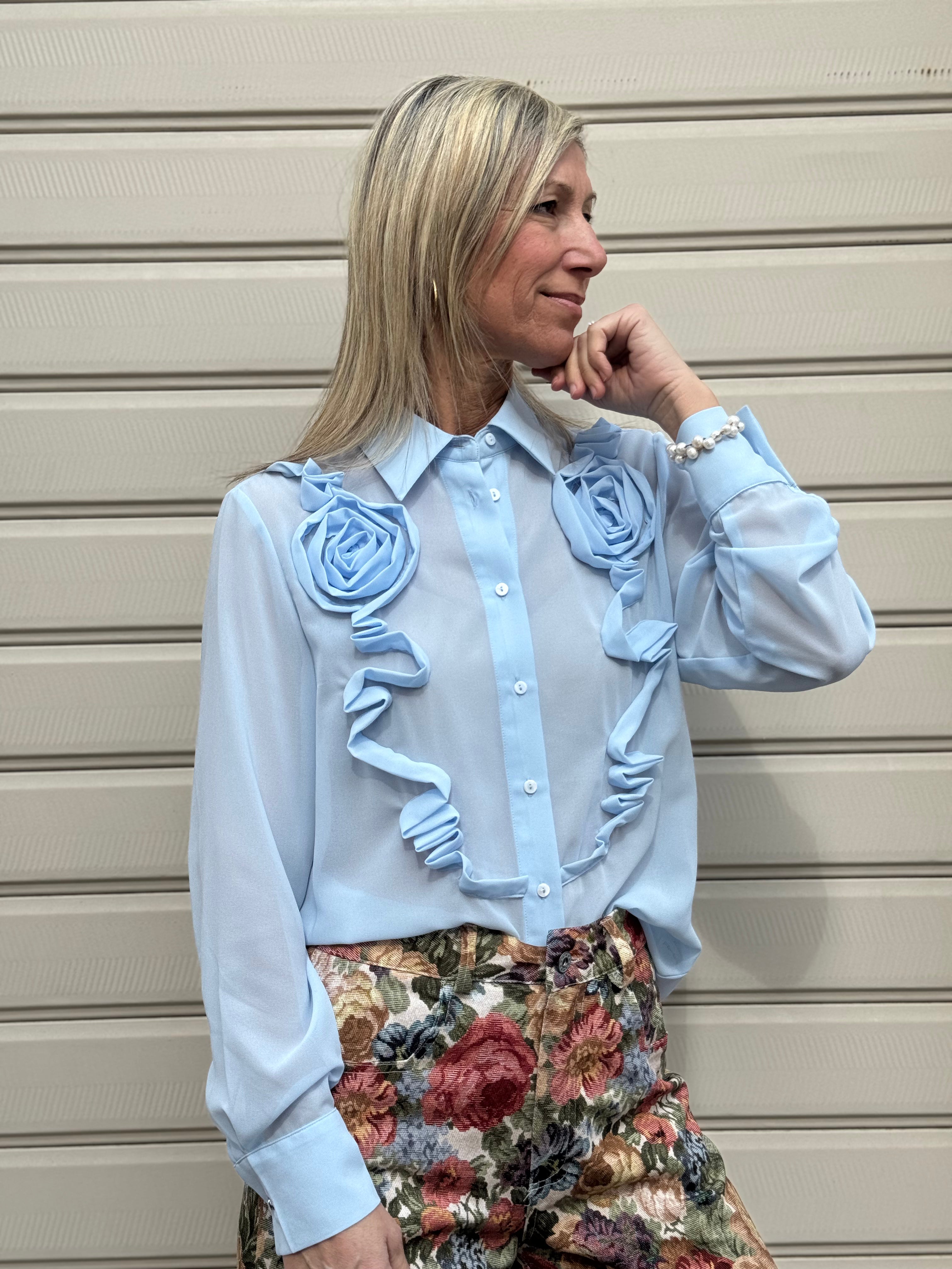 Camicia rose artigli