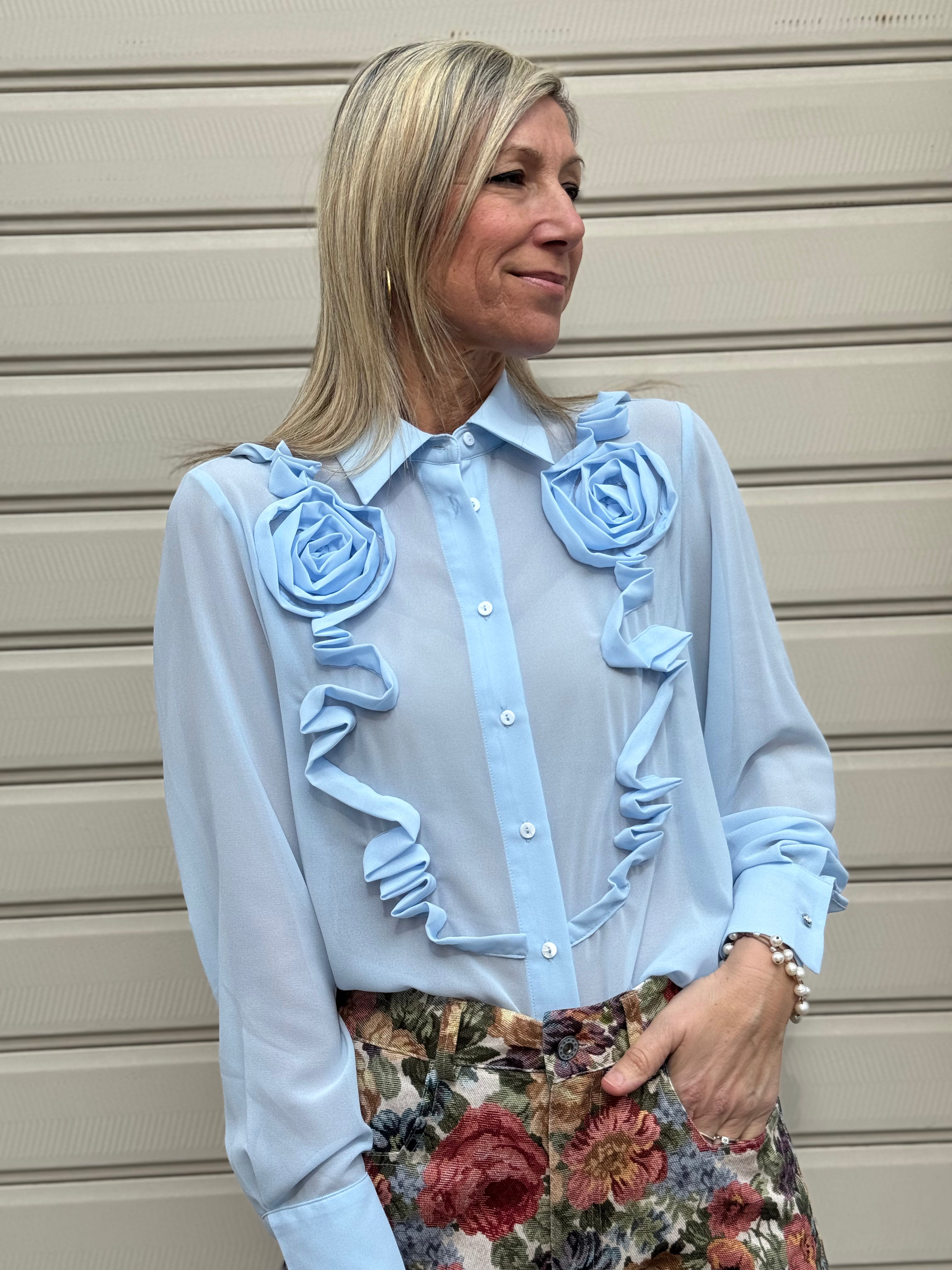 Camicia rose artigli