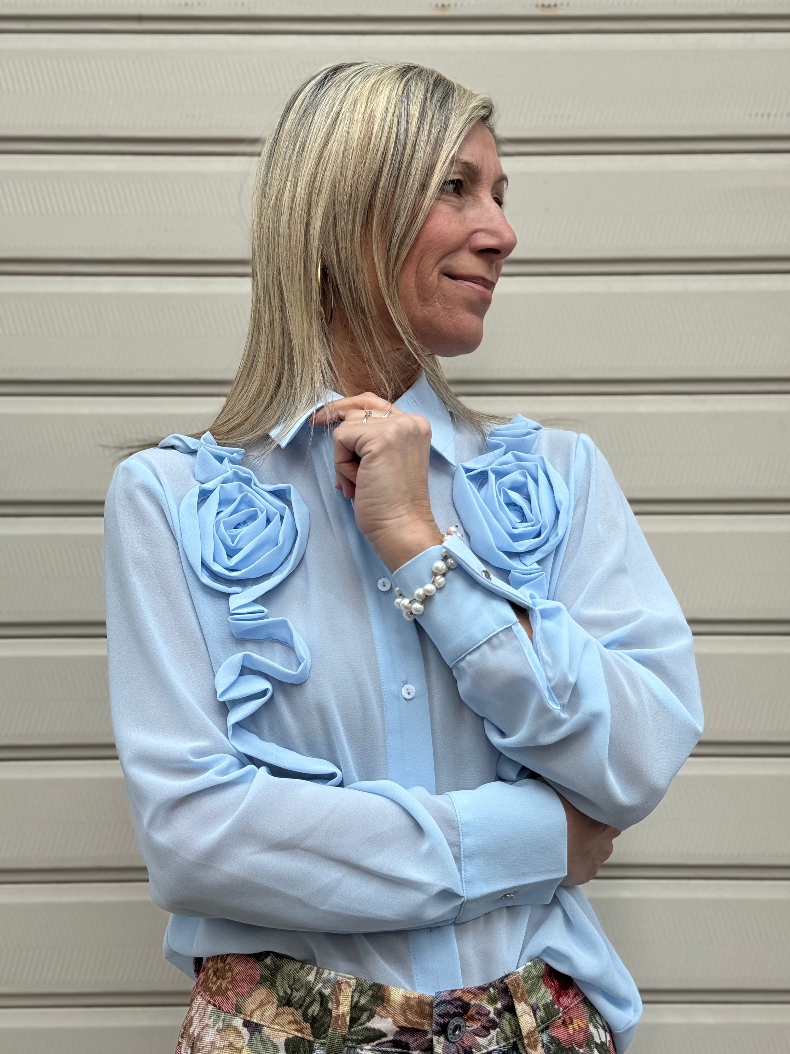 Camicia rose artigli