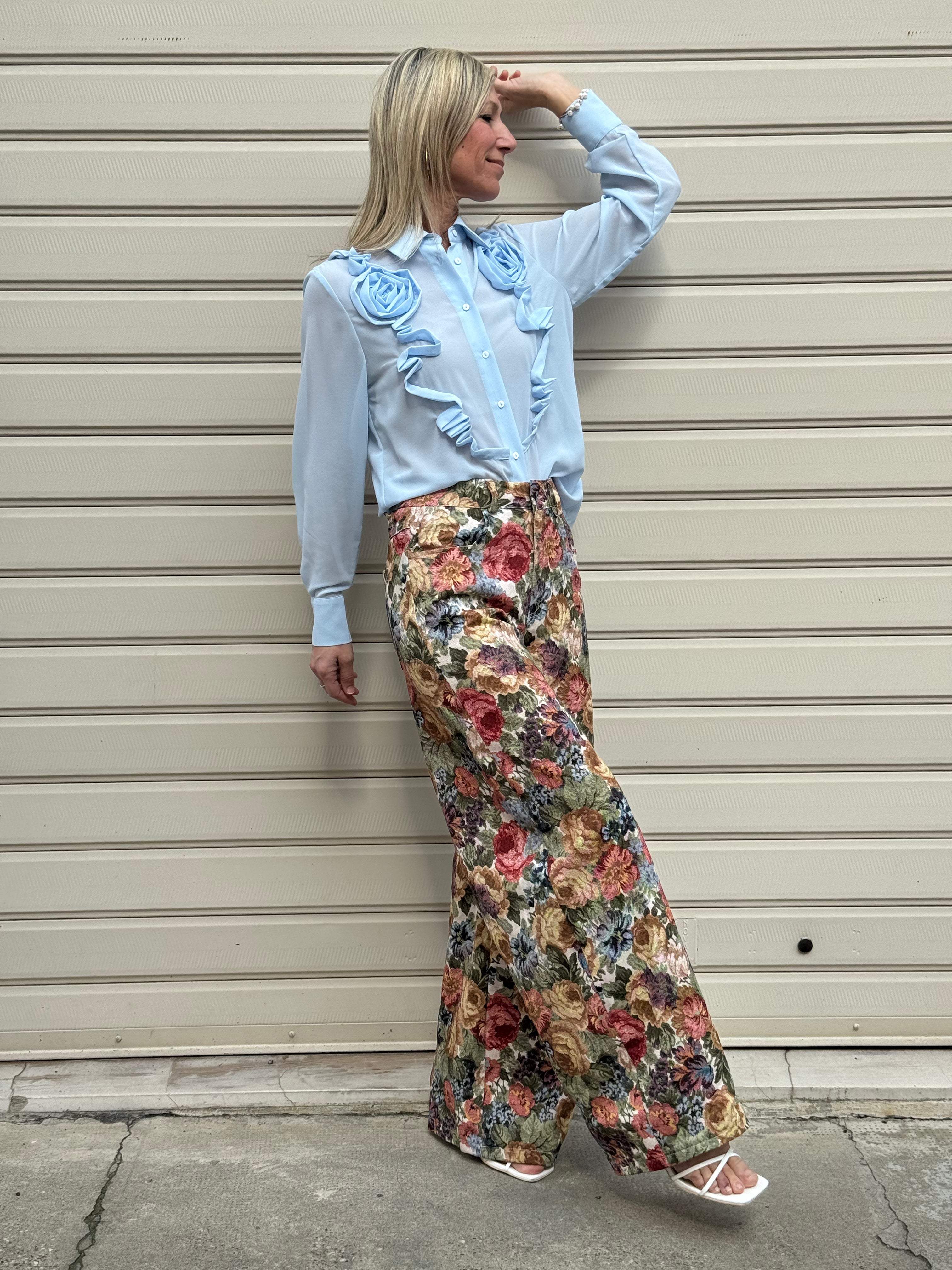 Camicia rose artigli