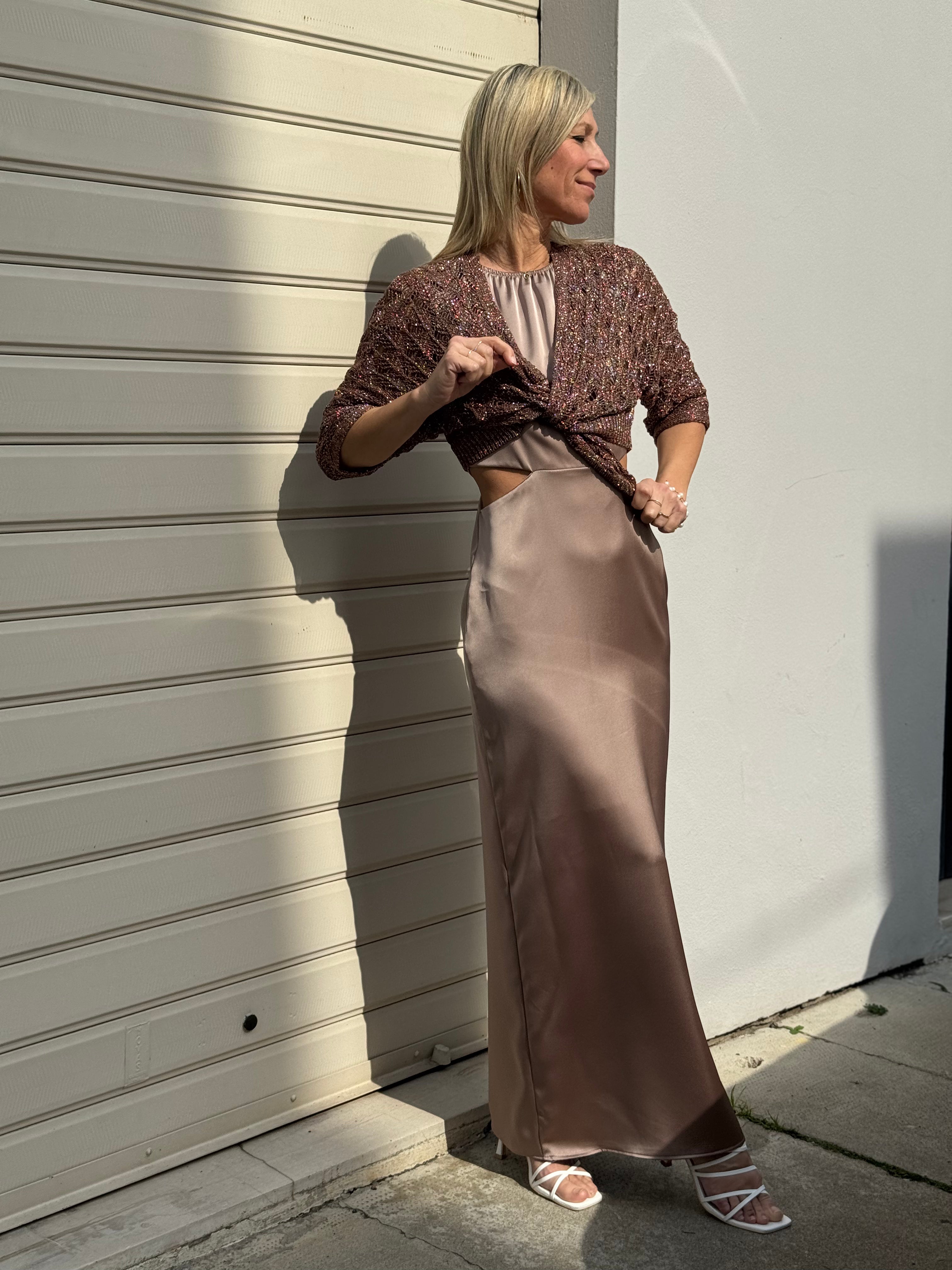 Abito lungo cut out mimì