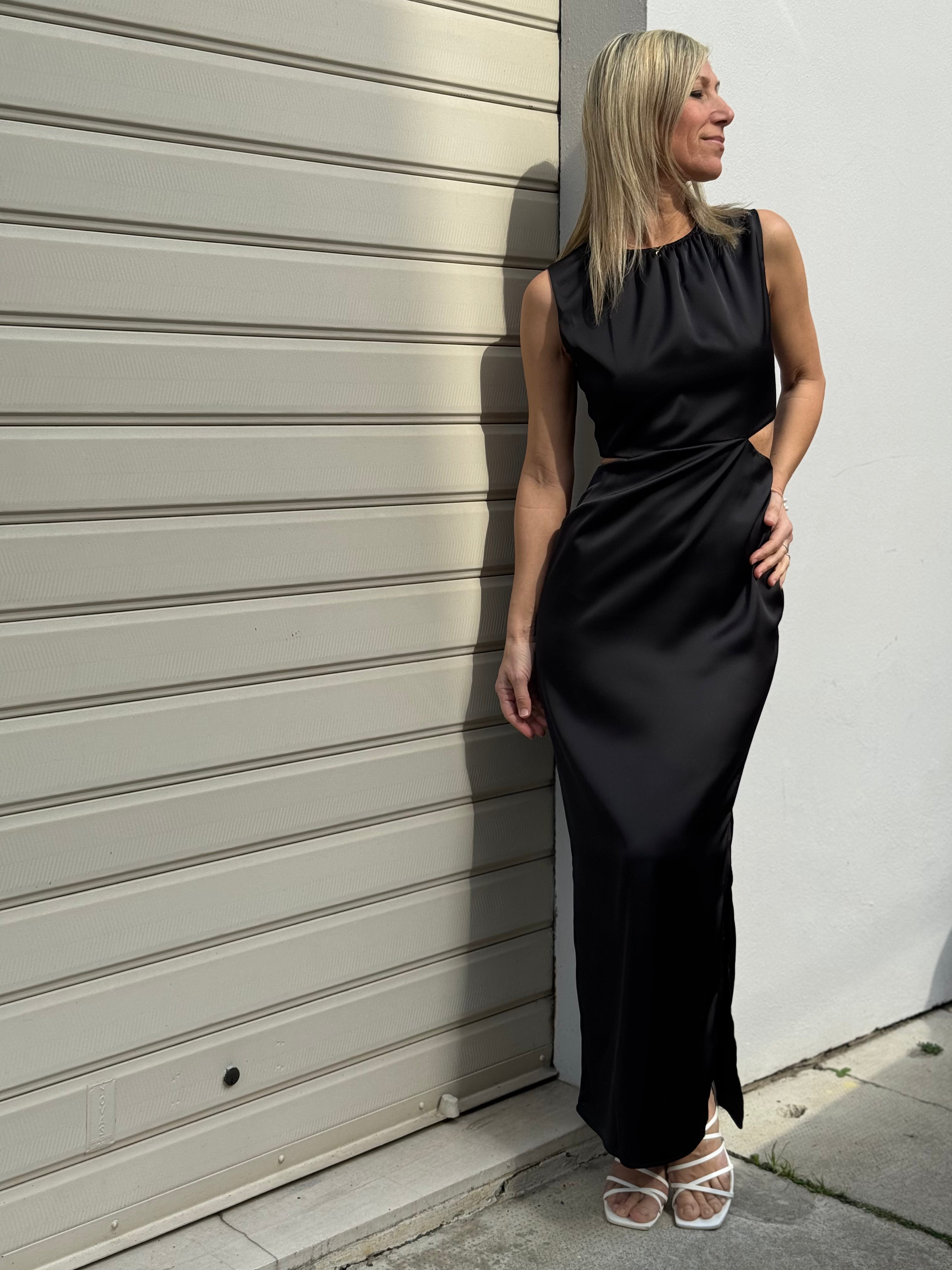 Abito lungo cut out mimì