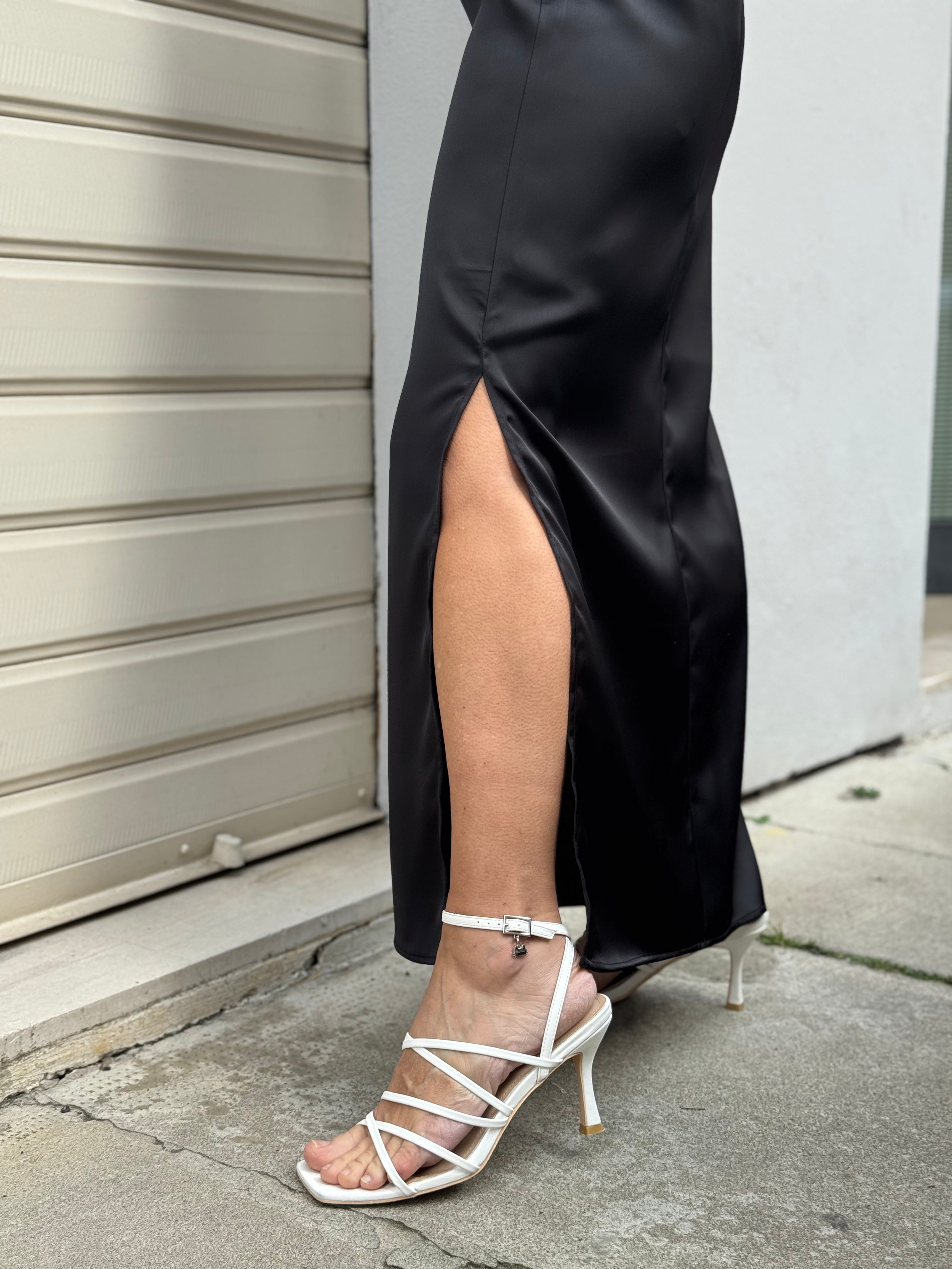 Abito lungo cut out mimì