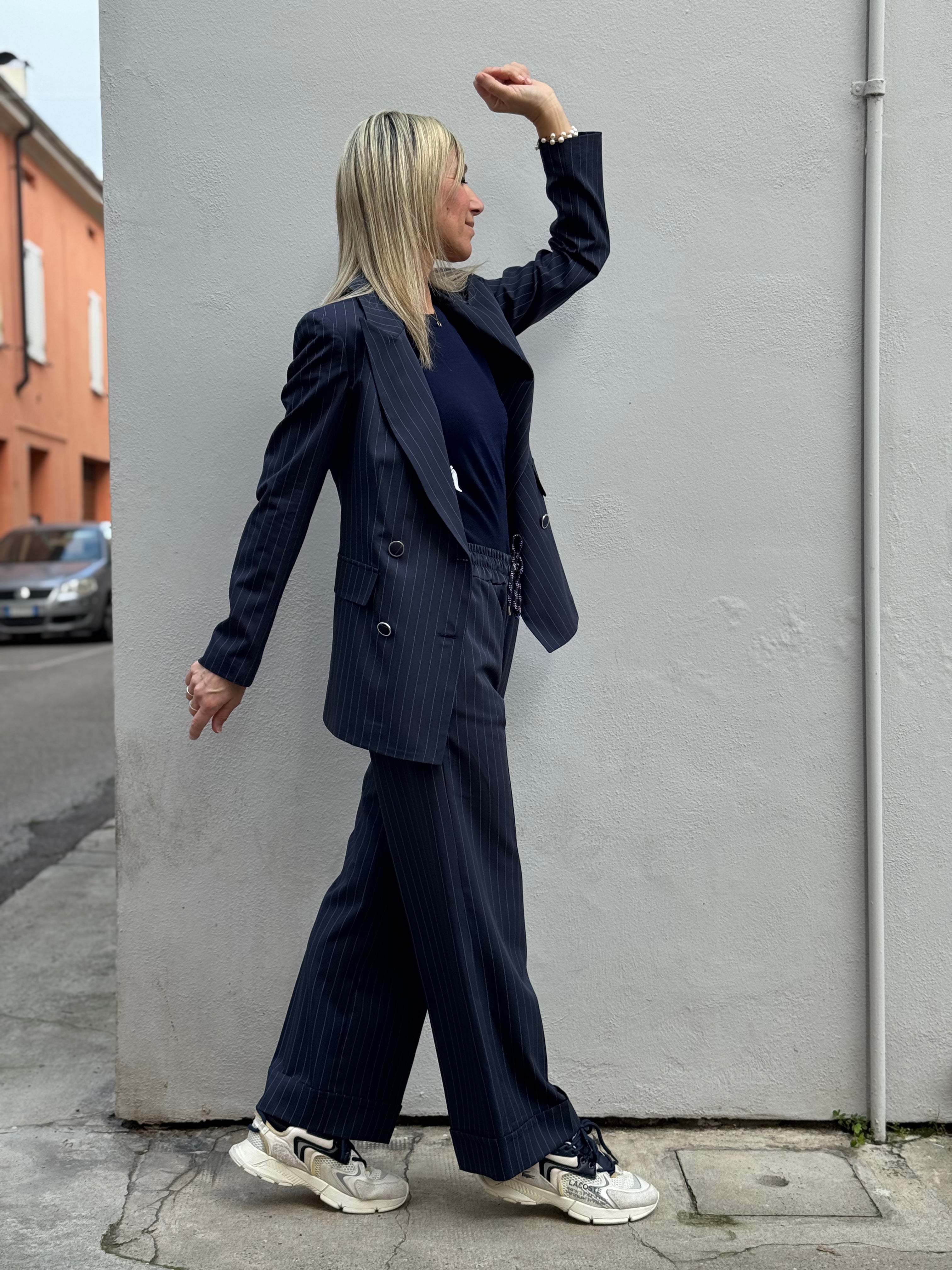 Pantalone gessato mimì