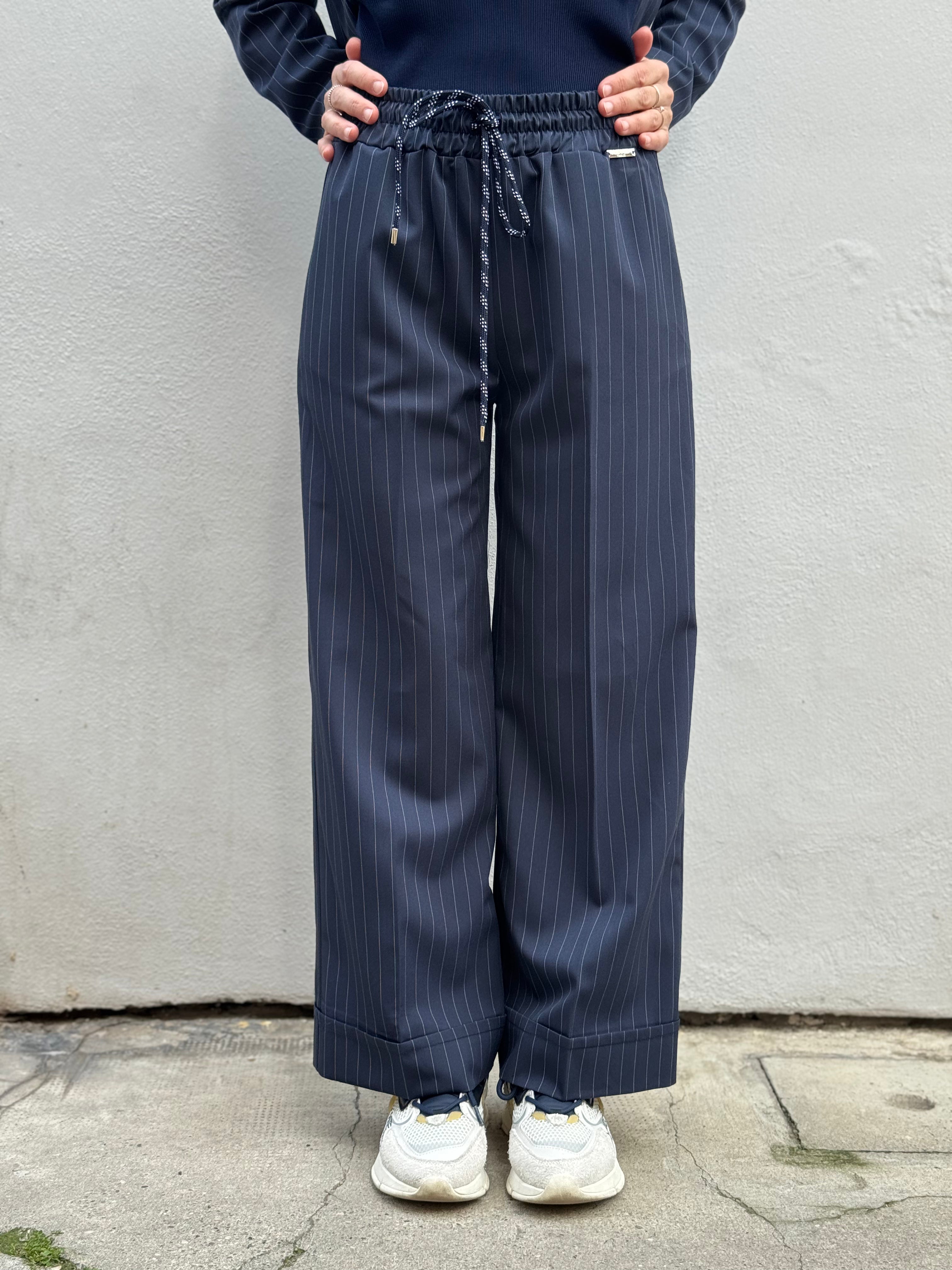 Pantalone gessato mimì