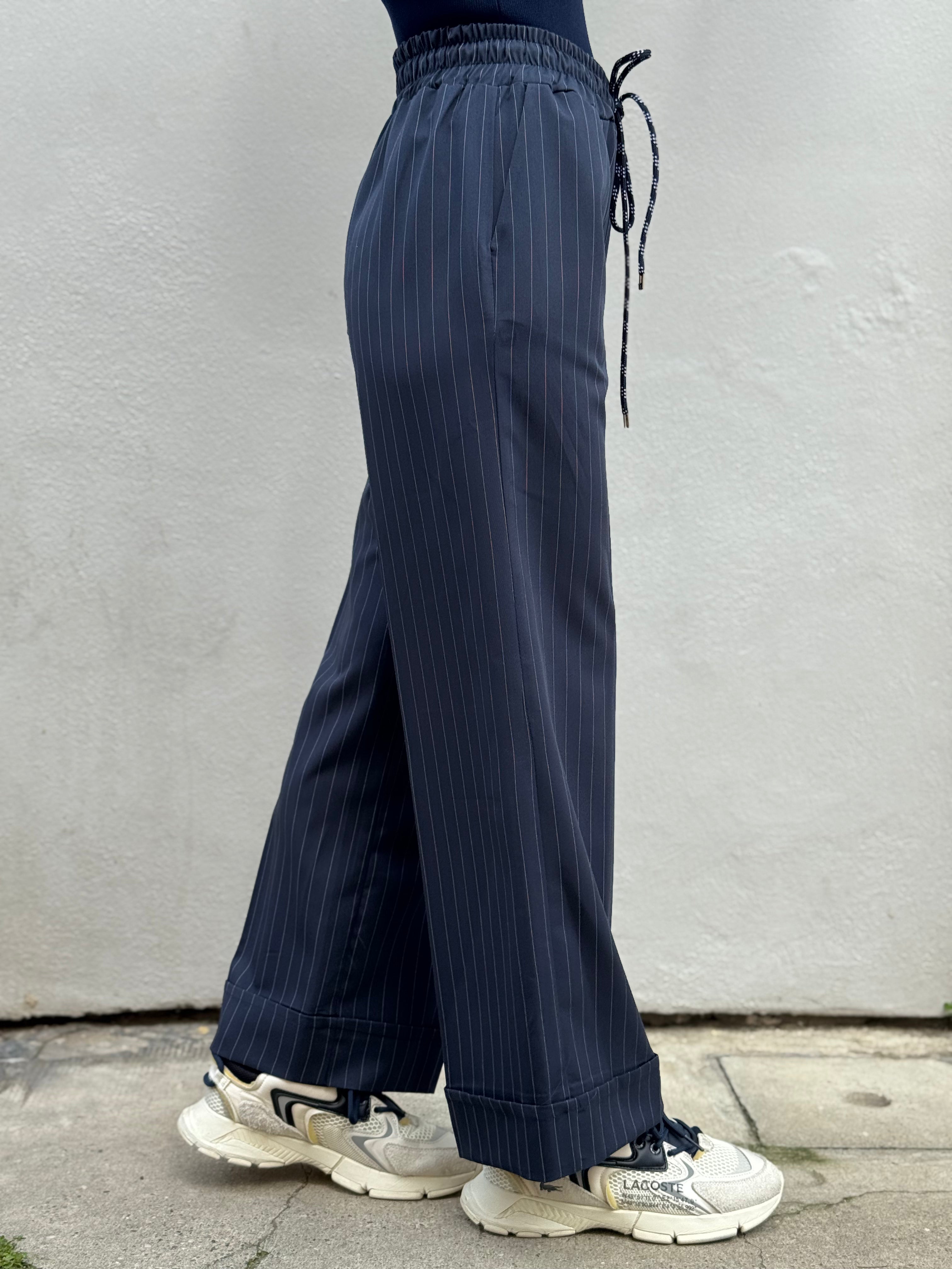 Pantalone gessato mimì