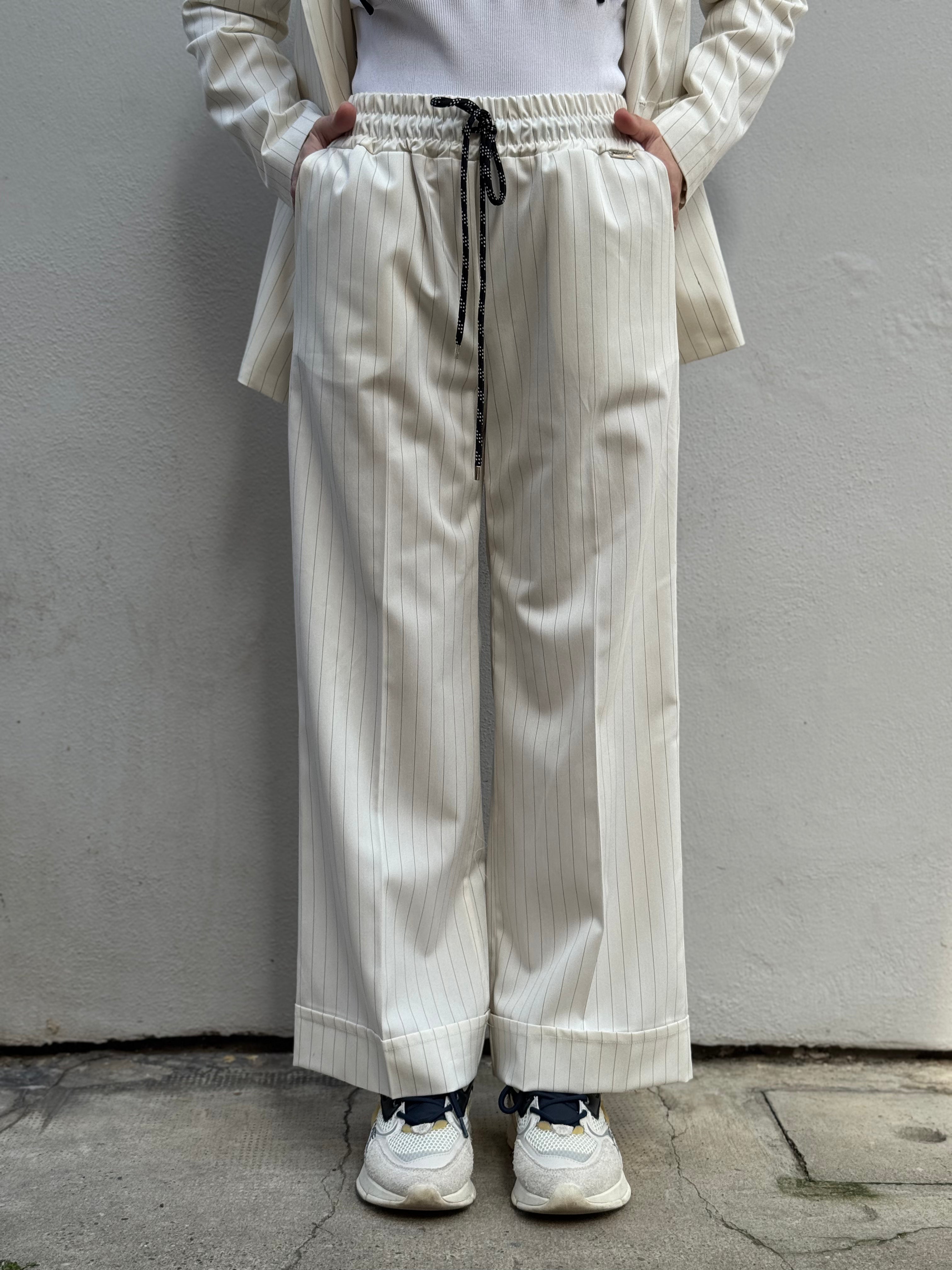 Pantalone gessato mimì