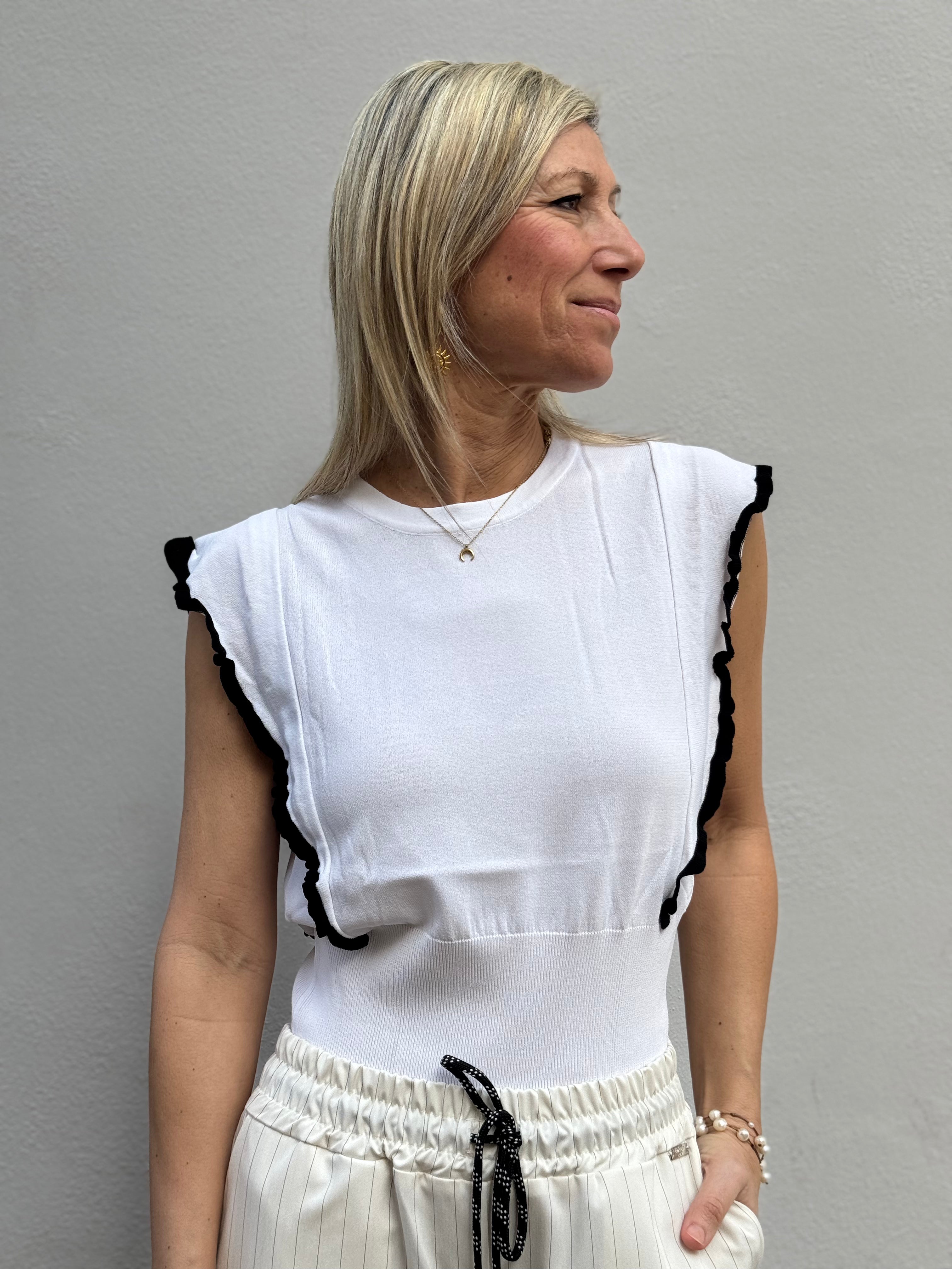 Maglia volant profili mimì