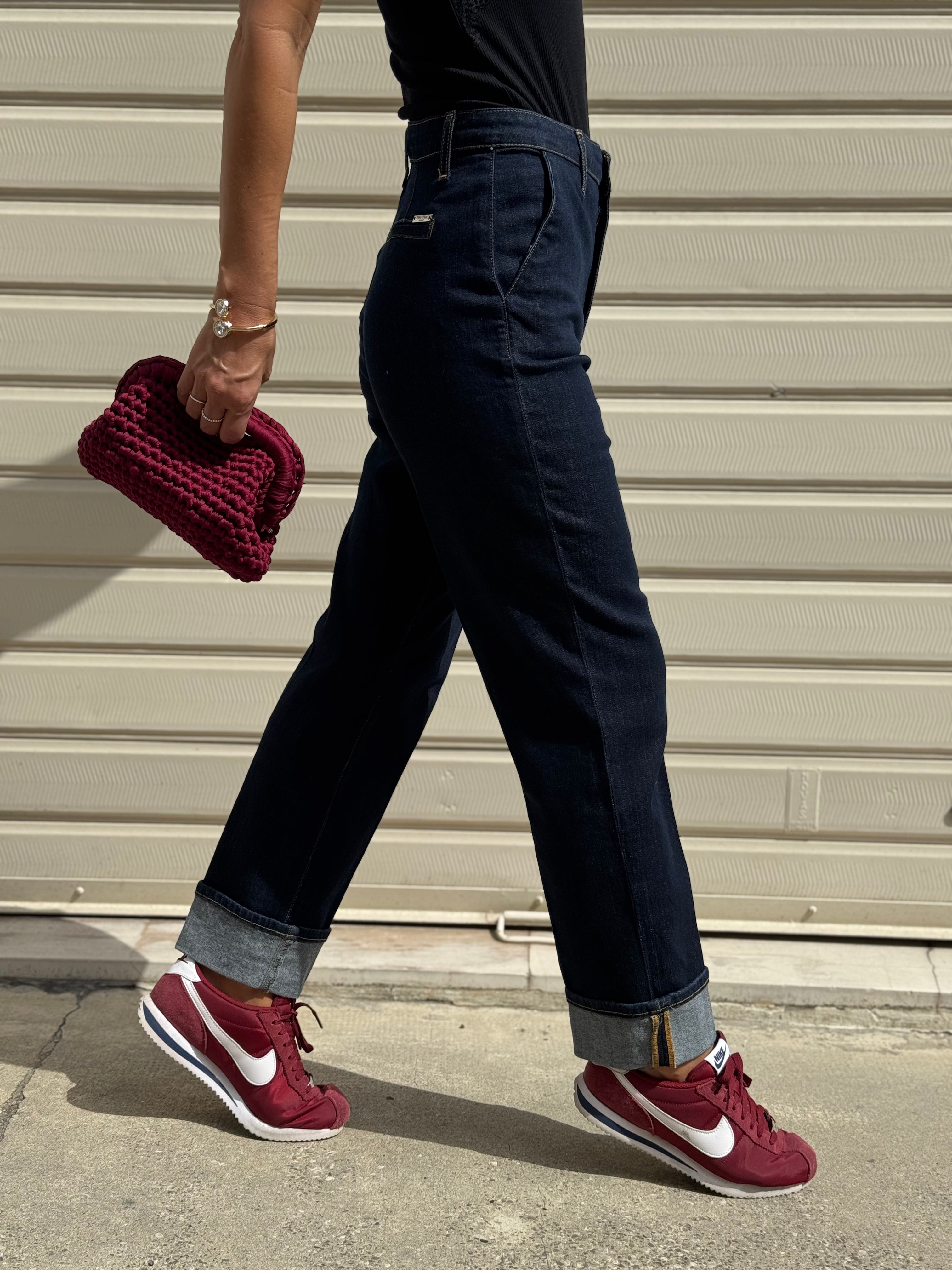 Jeans risvolto mimì