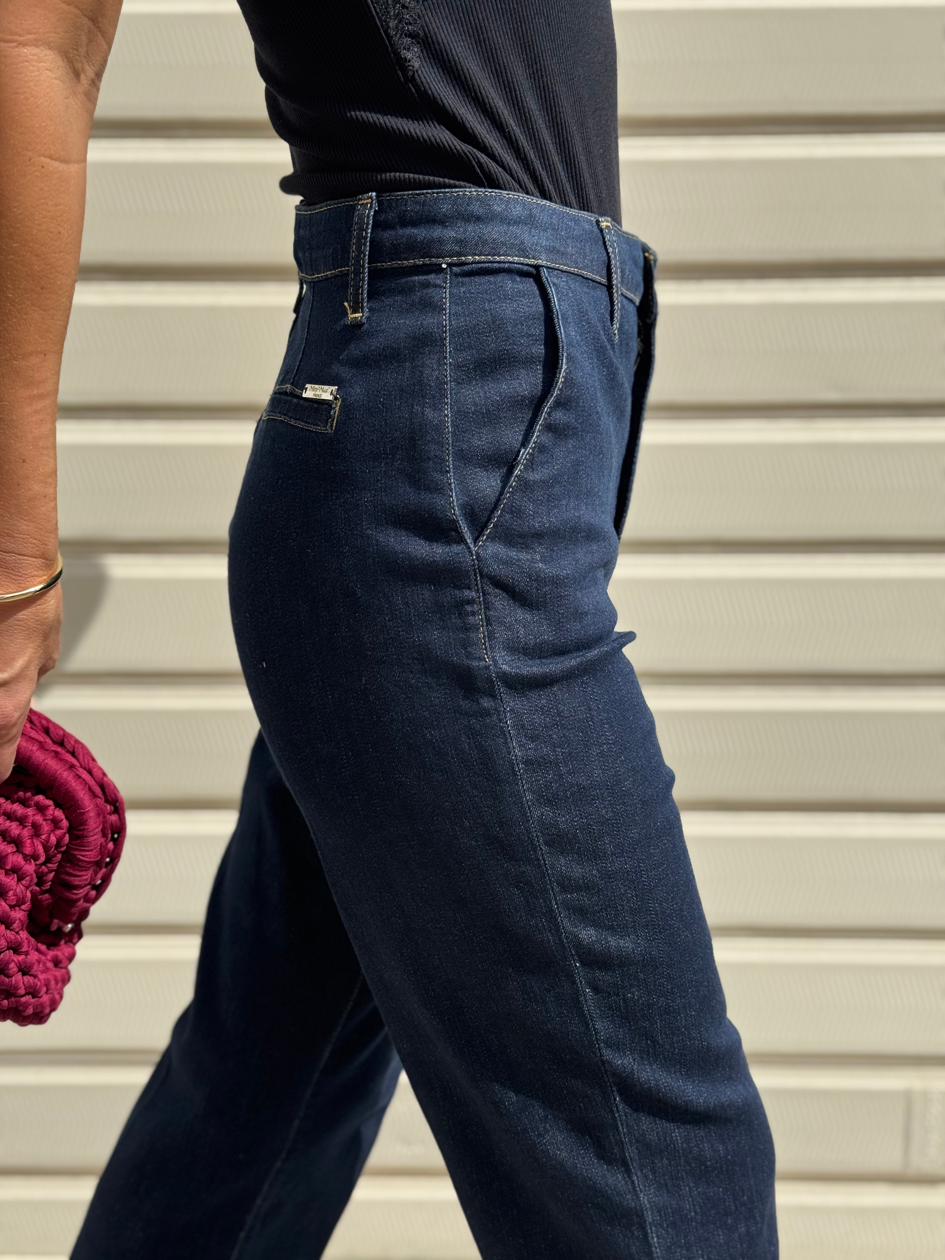Jeans risvolto mimì