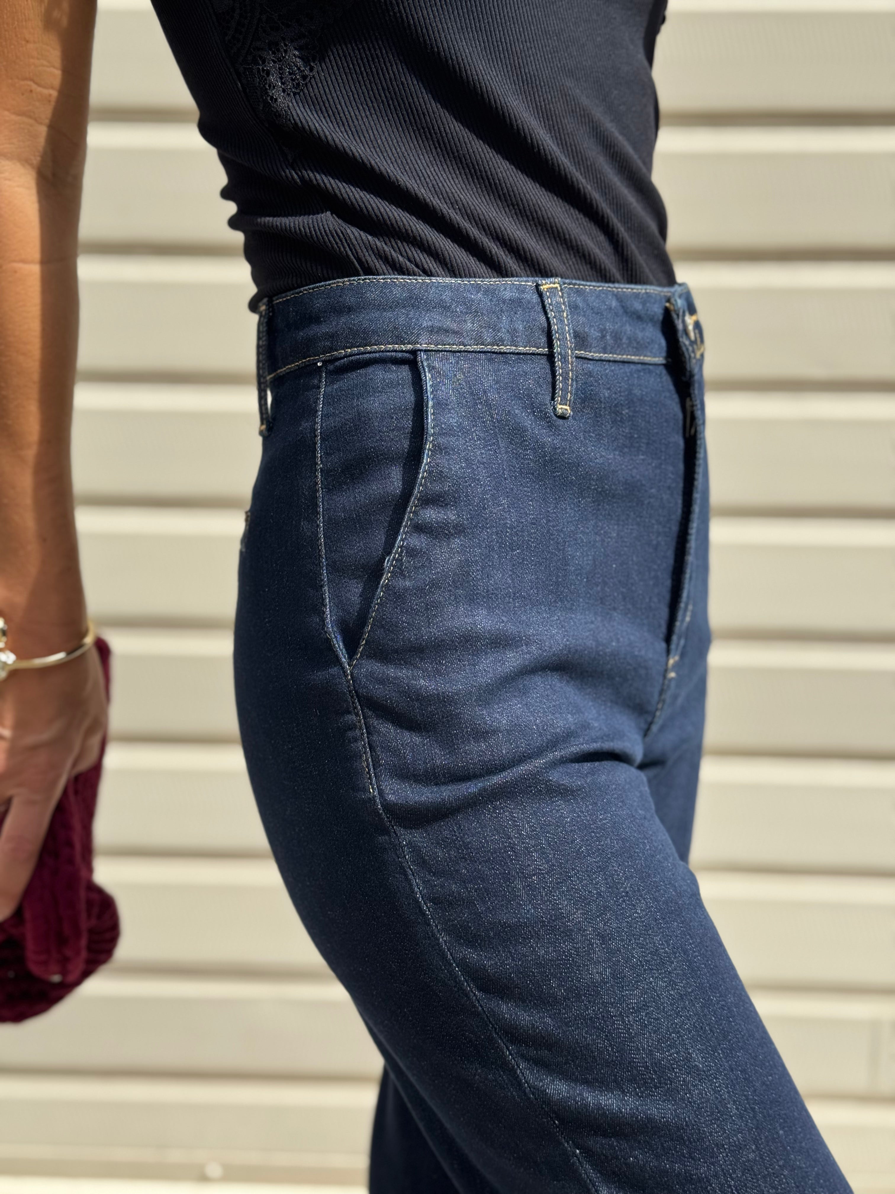 Jeans risvolto mimì