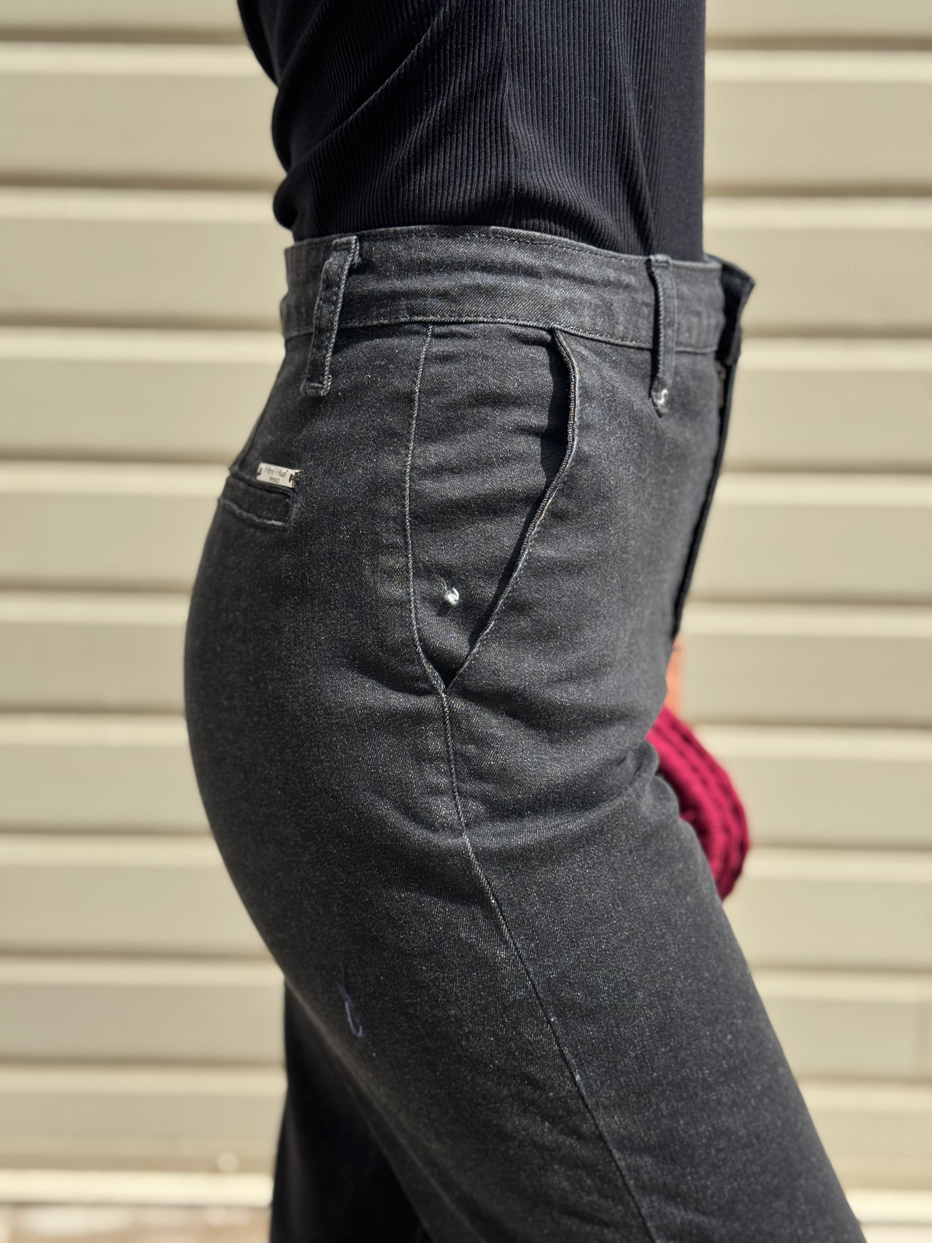 Jeans risvolto mimì
