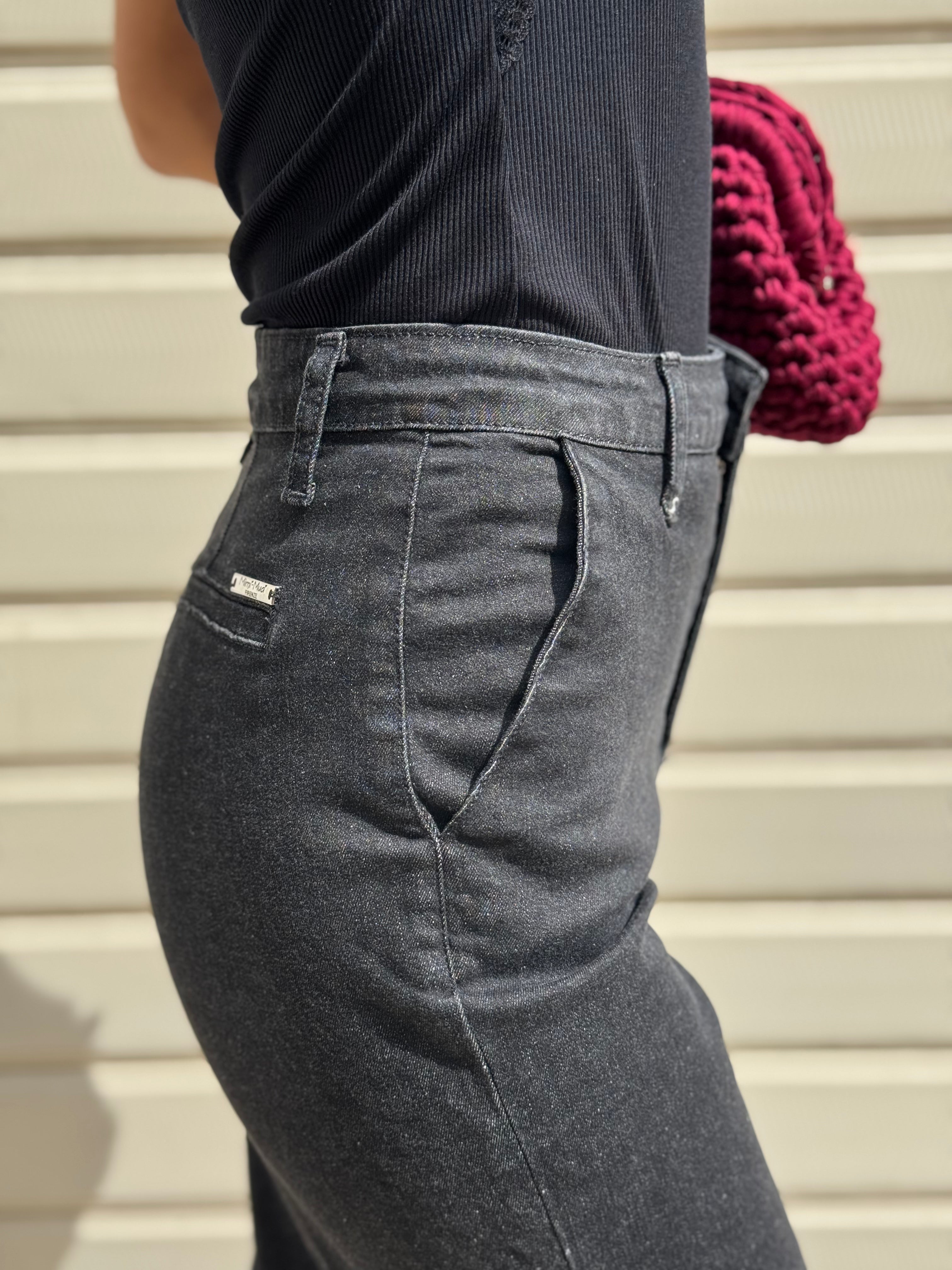 Jeans risvolto mimì