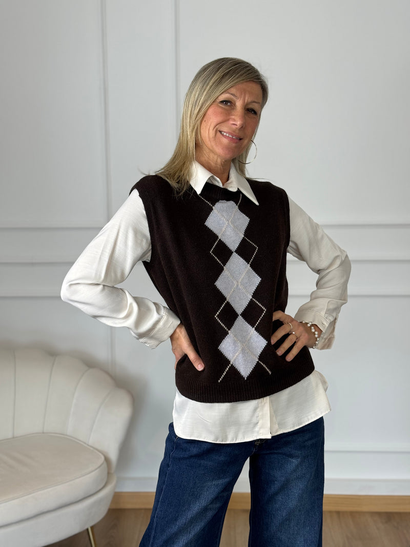 Gilet rombi adora