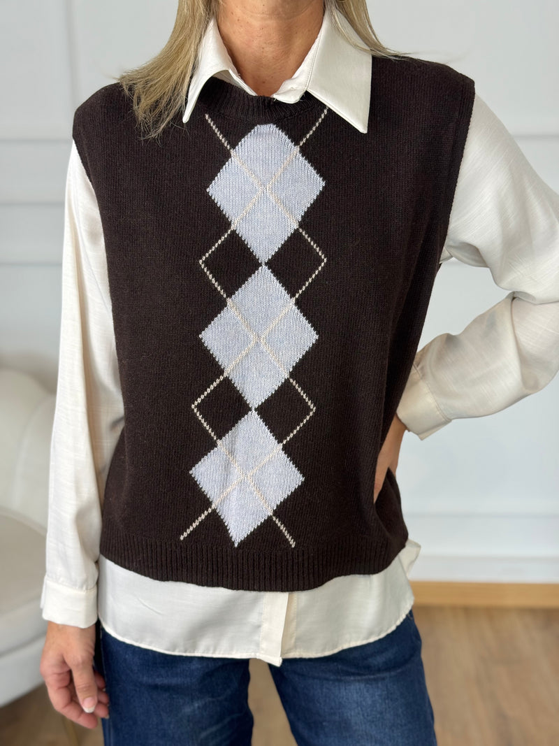 Gilet rombi adora